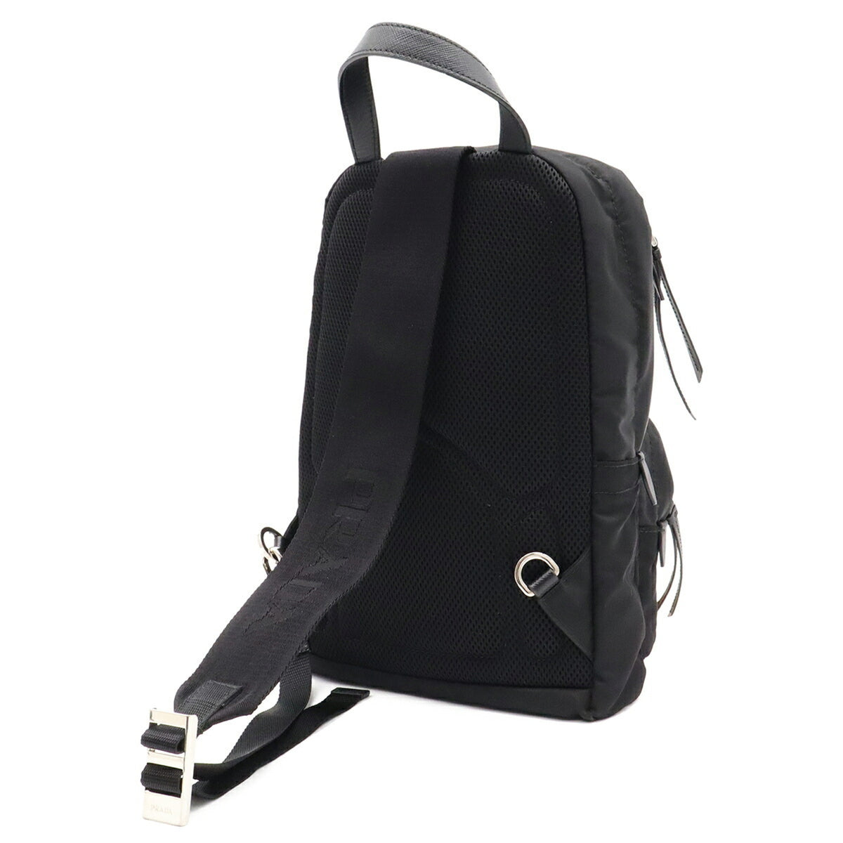 Prada Black Nero Nylon Shoulder Bag Sling Bag (Pre-Owned)