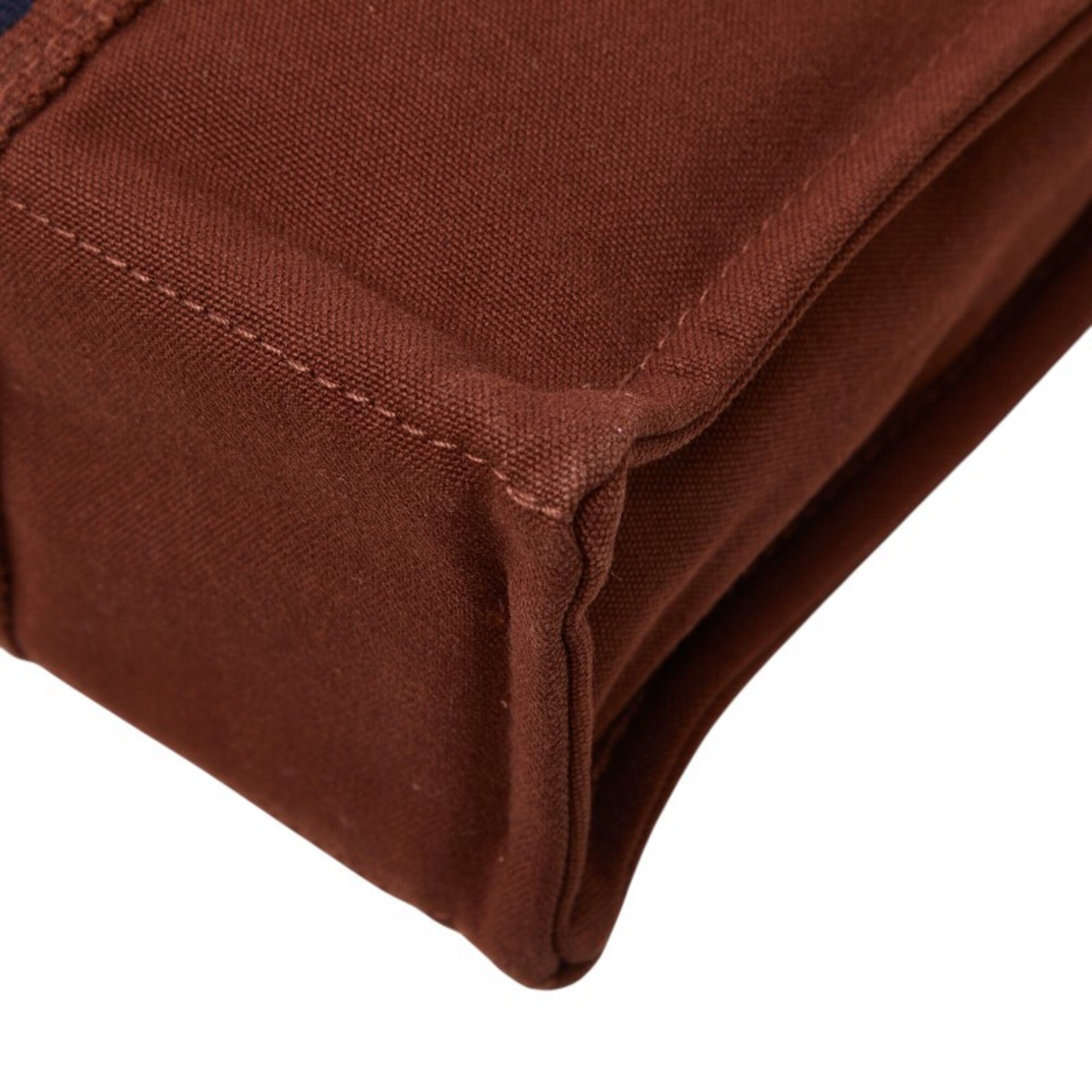 Hermes Brown Canvas Tote Bag (Pre-Owned)