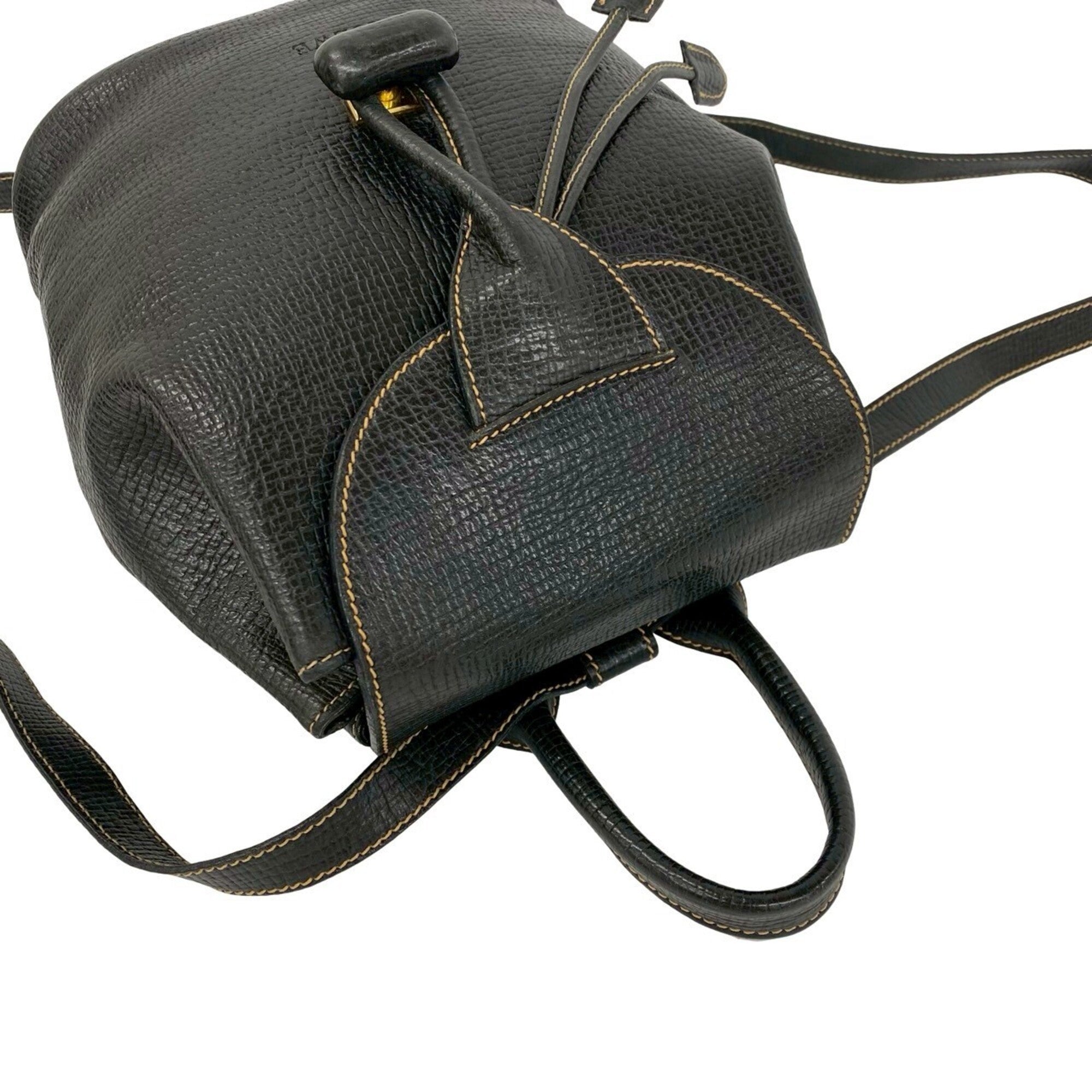 Loewe Black Leather Backpack (Pre-Owned)
