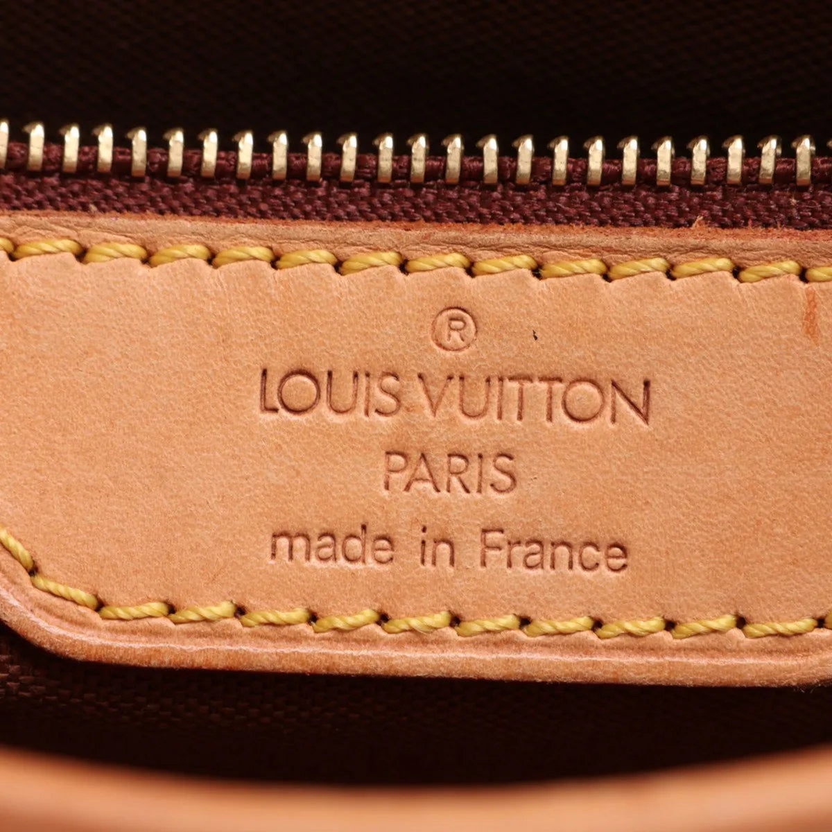 Louis Vuitton Brown Leather Coated Canvas Crossbody Bag Shoulder Bag (Pre-Owned)