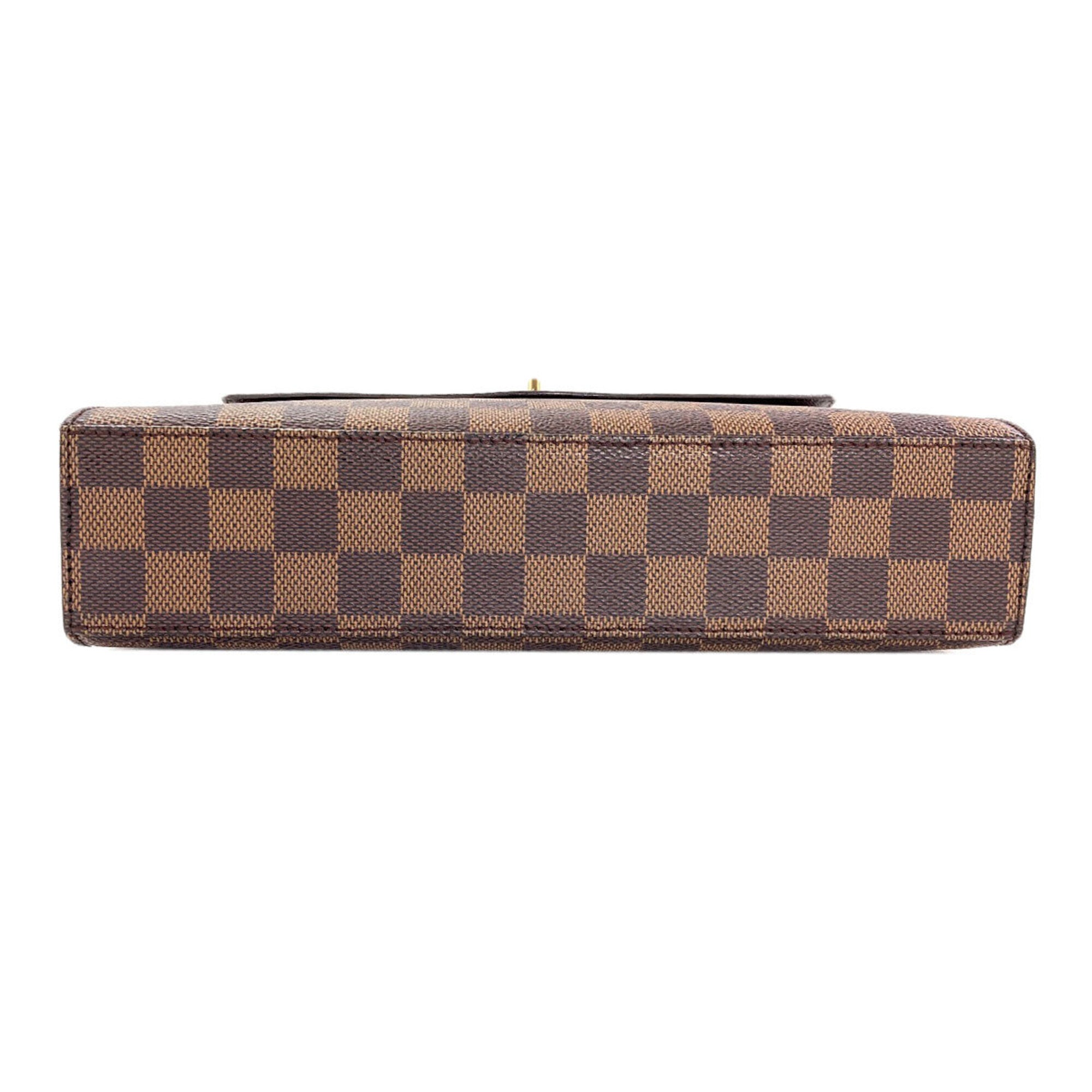 Louis Vuitton Damier Canvas Ebene Damier Canvas Handbag (Pre-Owned)