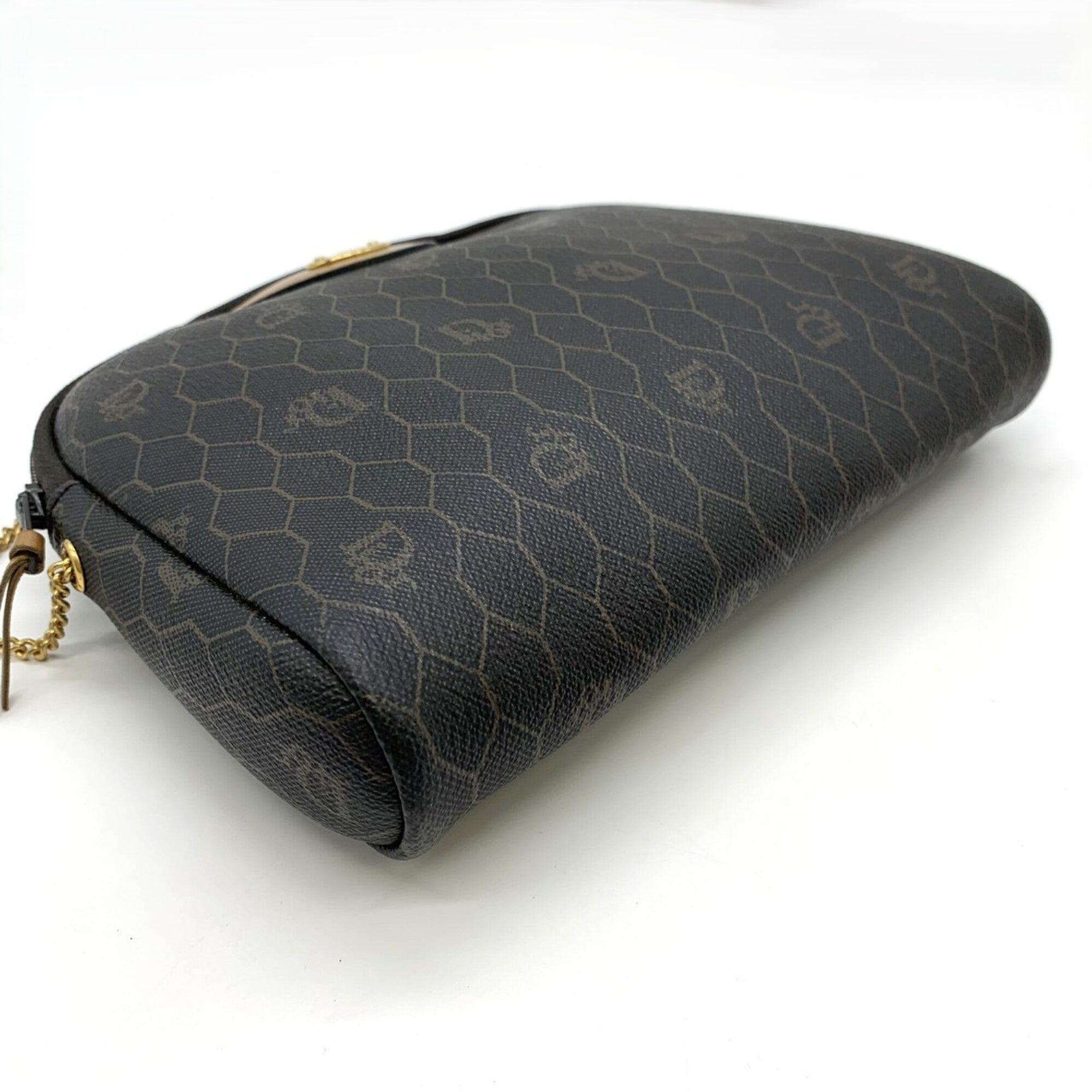 Christian Dior Brown Pvc Shoulder Bag (Pre-Owned)