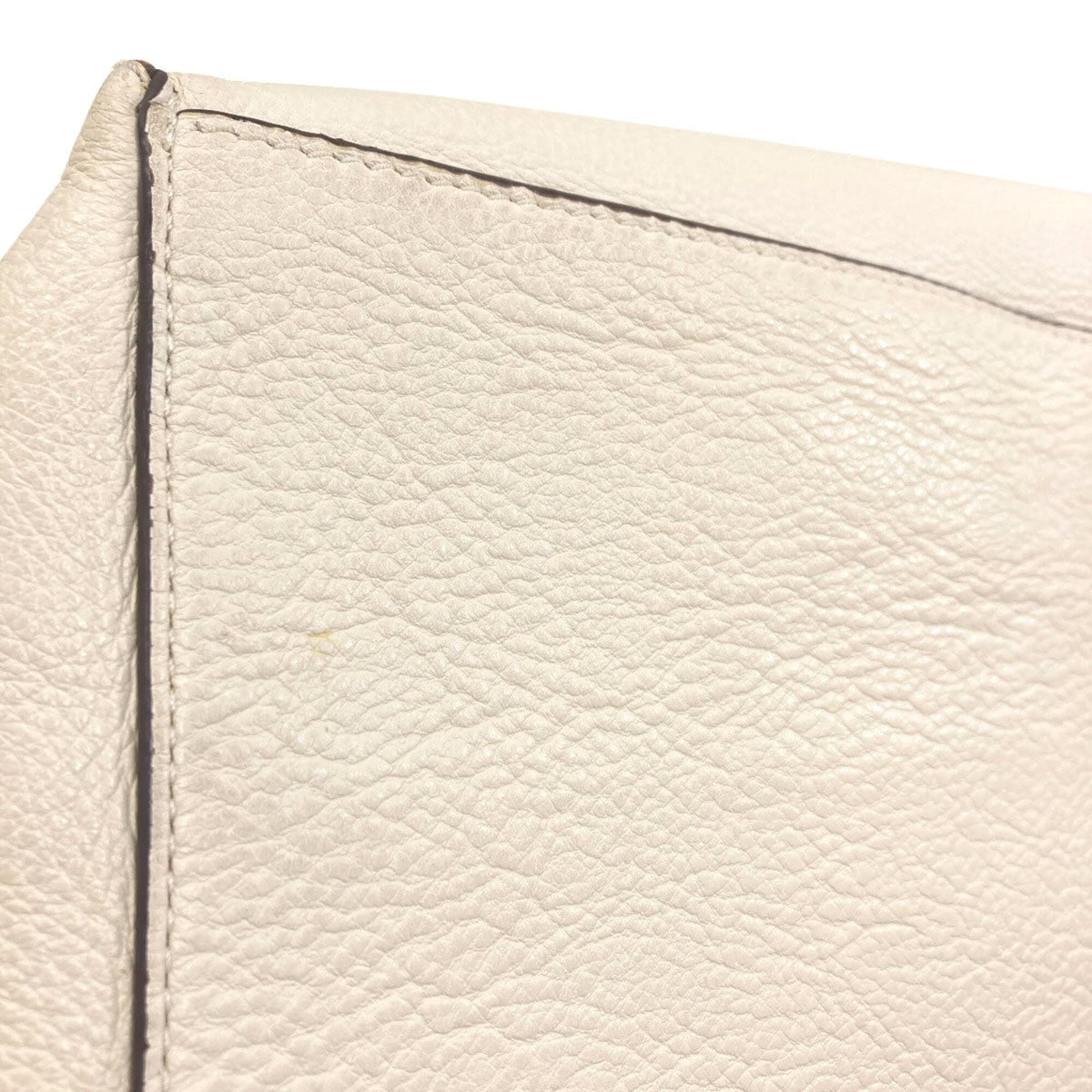 Tory Burch White Leather Tote Bag (Pre-Owned)