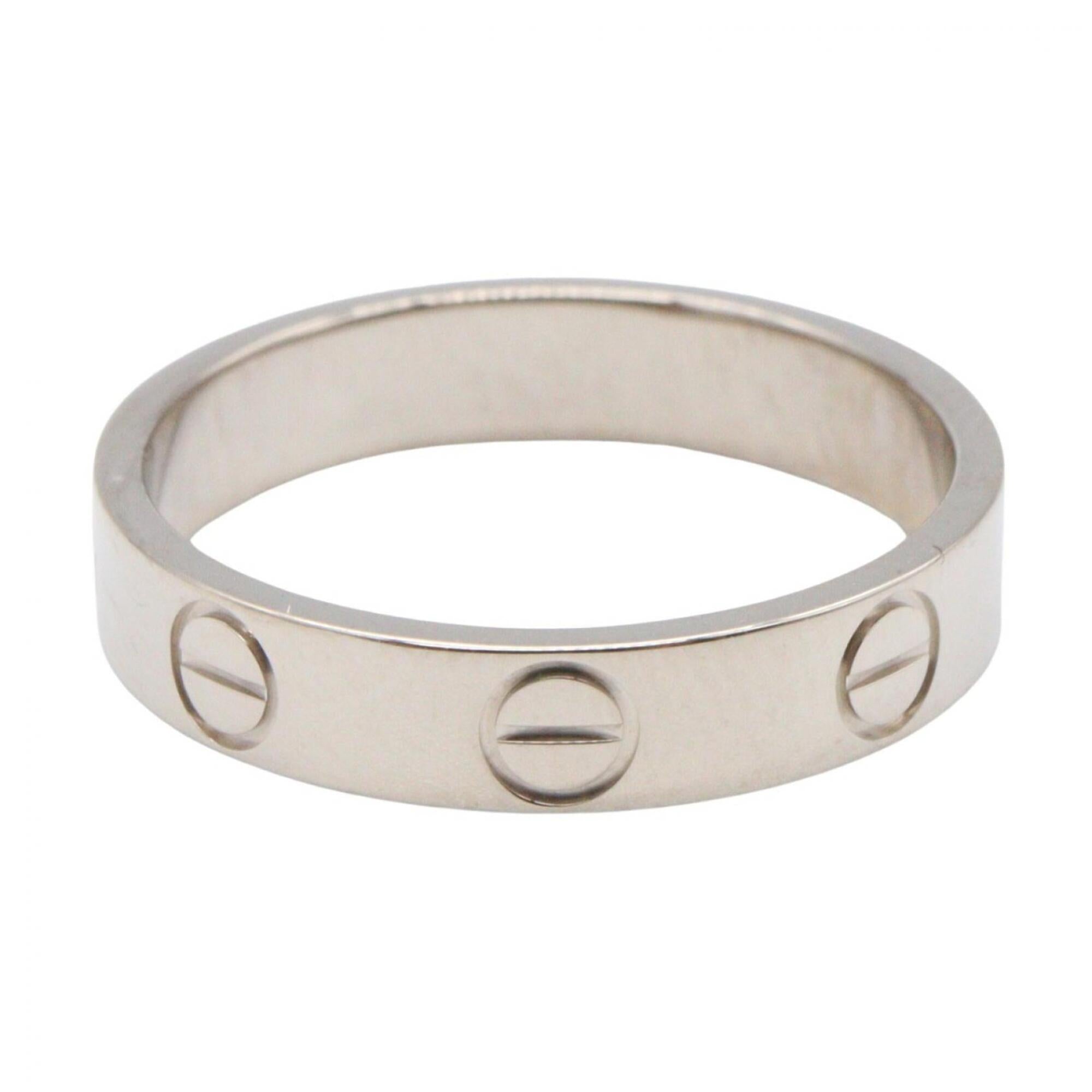 Cartier Silver White Gold (18K) Band Ring (Pre-Owned)