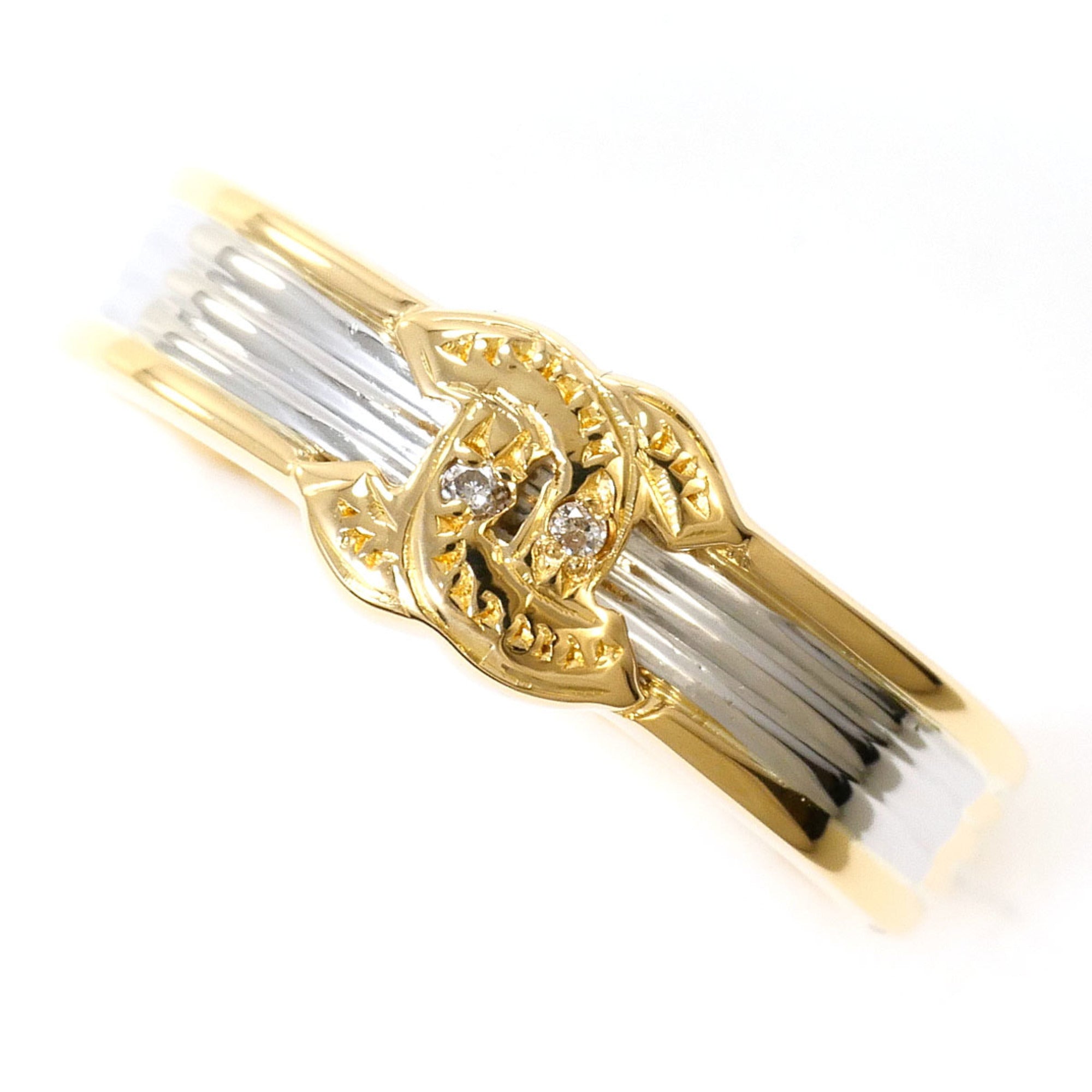 Unbranded Platinum Yellow Gold Yellow Gold (18K) Platinum 900 Band Ring (Pre-Owned)