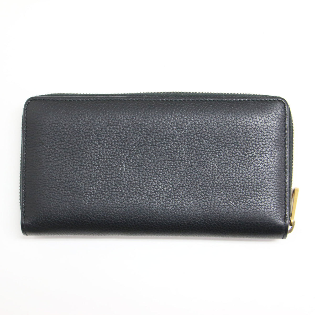 Gucci Black Leather Long Wallet (Bi-Fold) (Pre-Owned)