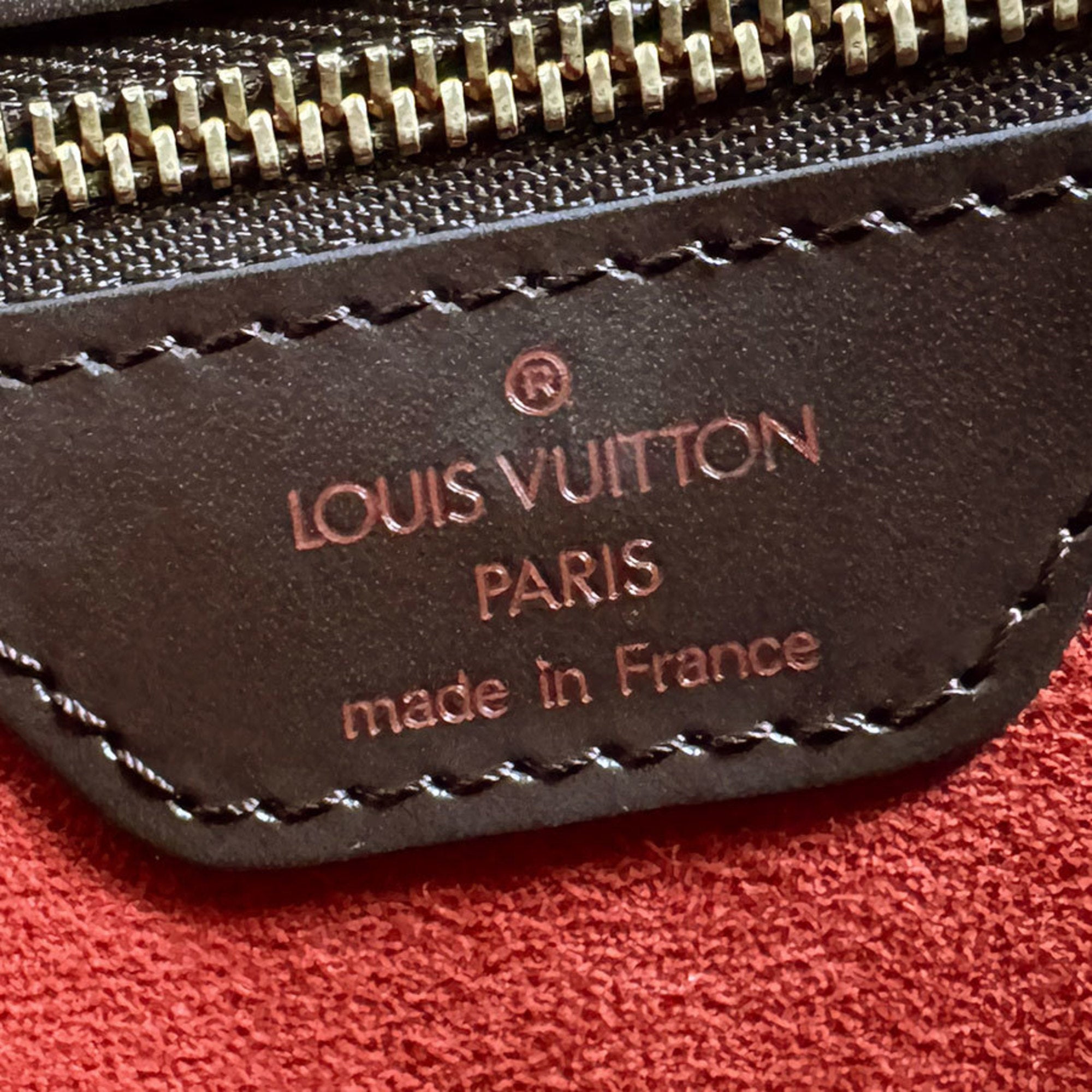 Louis Vuitton Damier Canvas Ebene Damier Canvas Handbag (Pre-Owned)