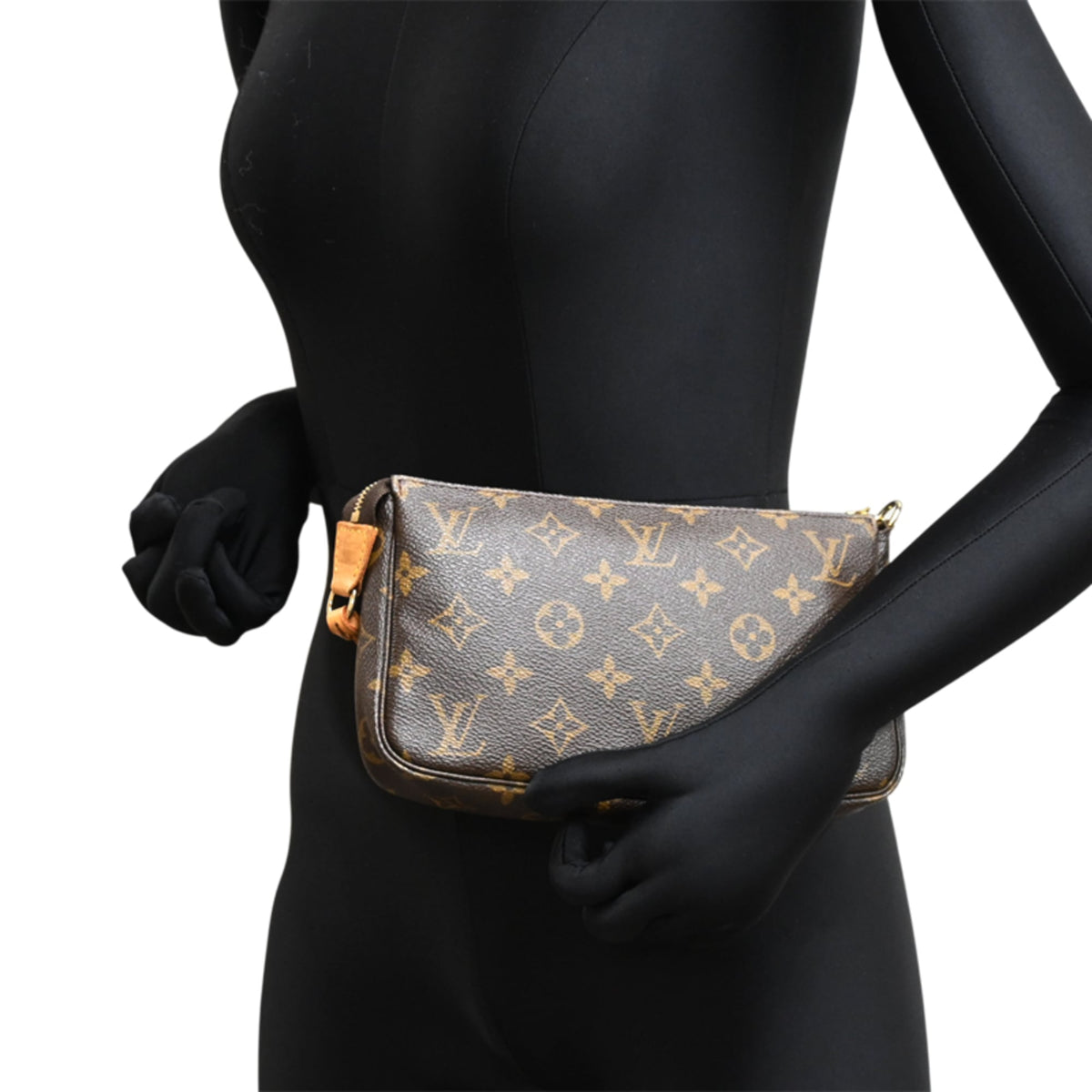 Louis Vuitton Brown Monogram Pochette Pouch (Pre-Owned)