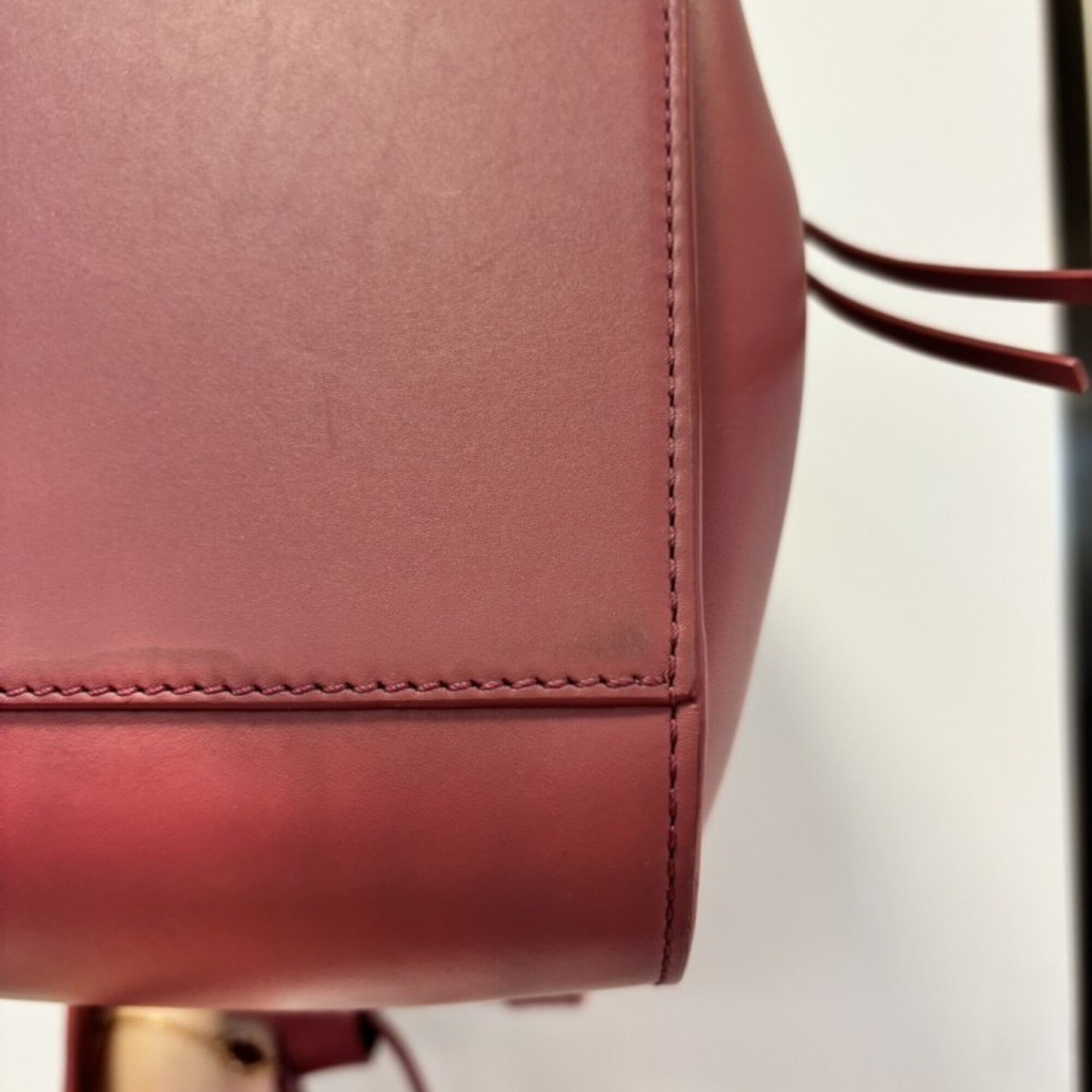Loewe Pink Purple Leather Handbag Shoulder Bag (Pre-Owned)