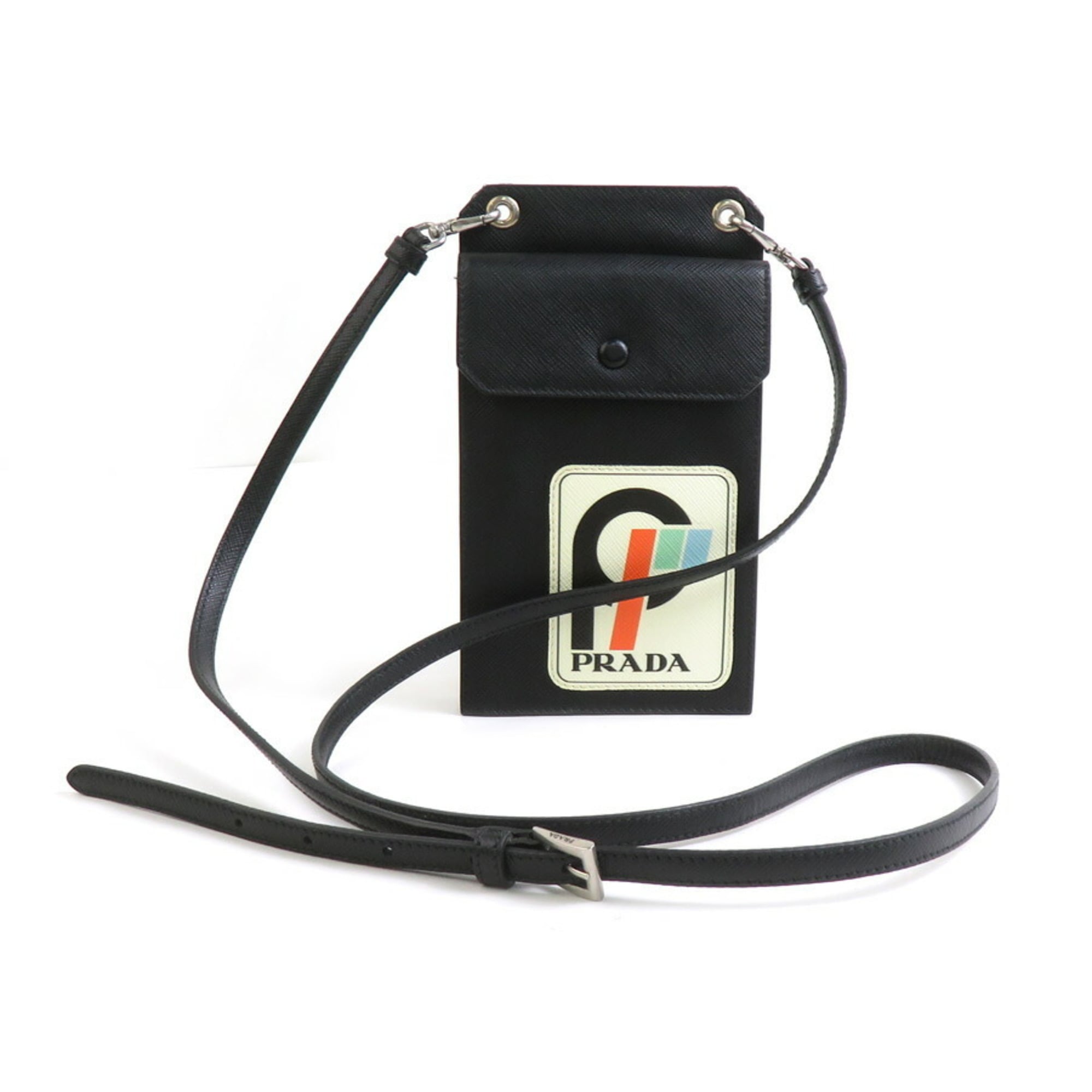 Prada Black Leather Shoulder Bag (Pre-Owned)