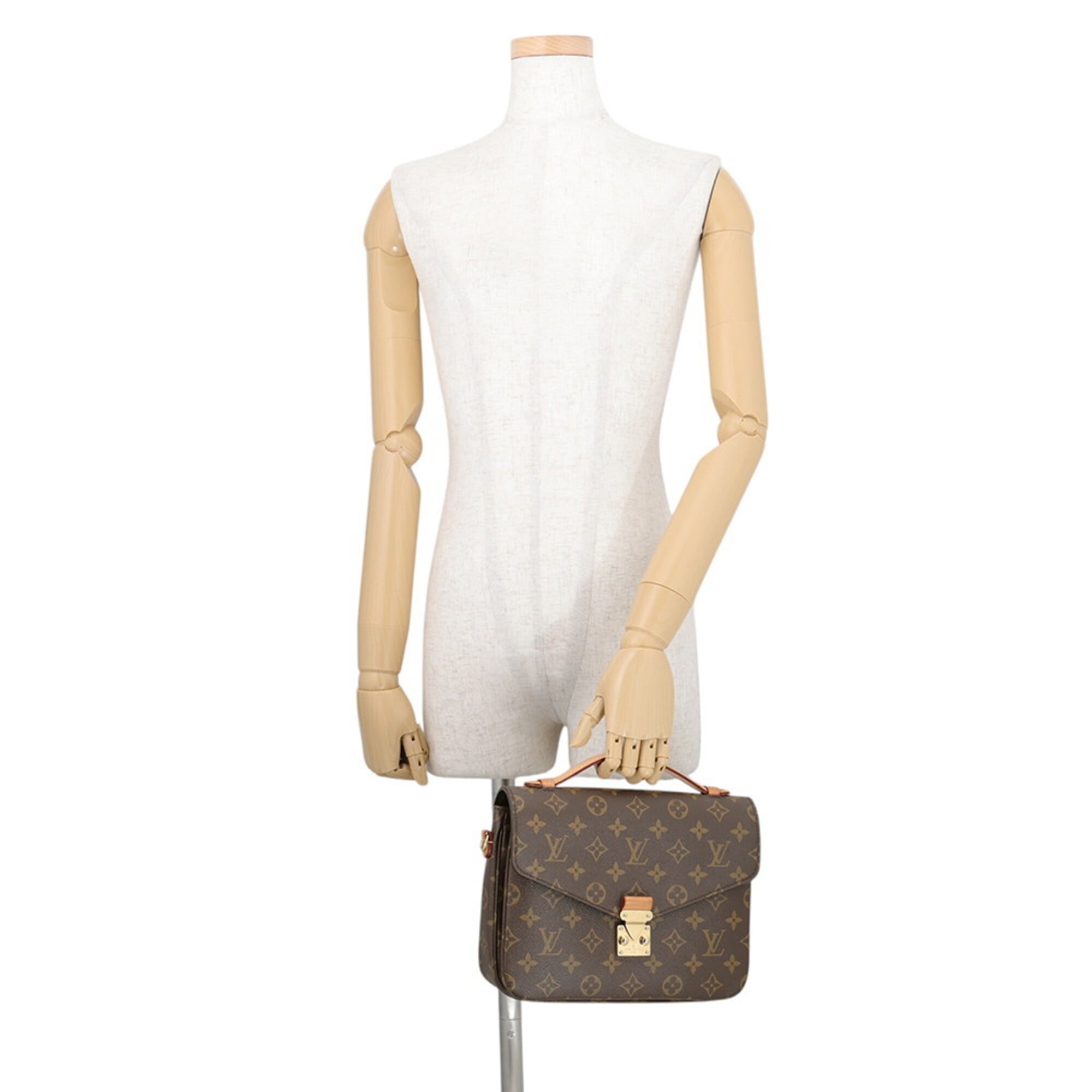 Louis Vuitton Monogram Brown Monogram Handbag Pochette Shoulder Bag (Pre-Owned)