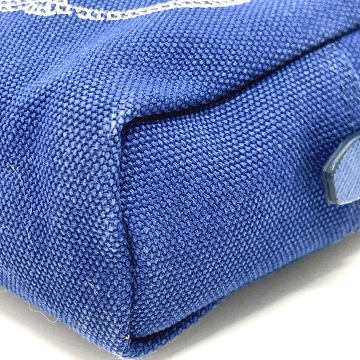 Prada Blue Canvas Pouch (Pre-Owned)