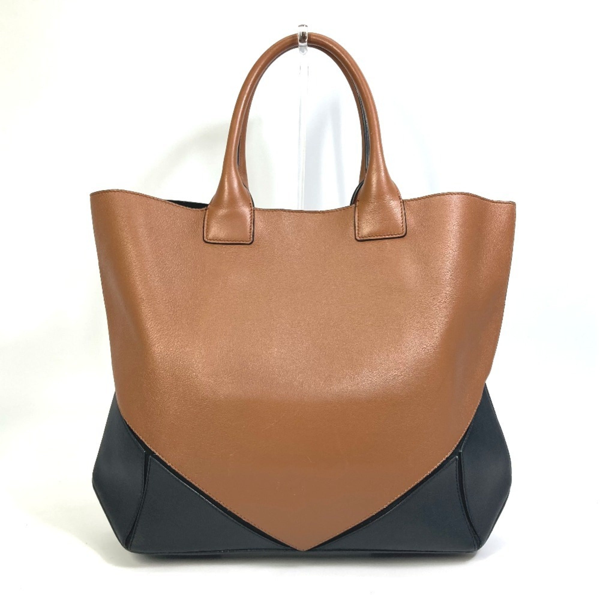 Givenchy Black Brown Handbag Shoulder Bag Tote Bag (Pre-Owned)