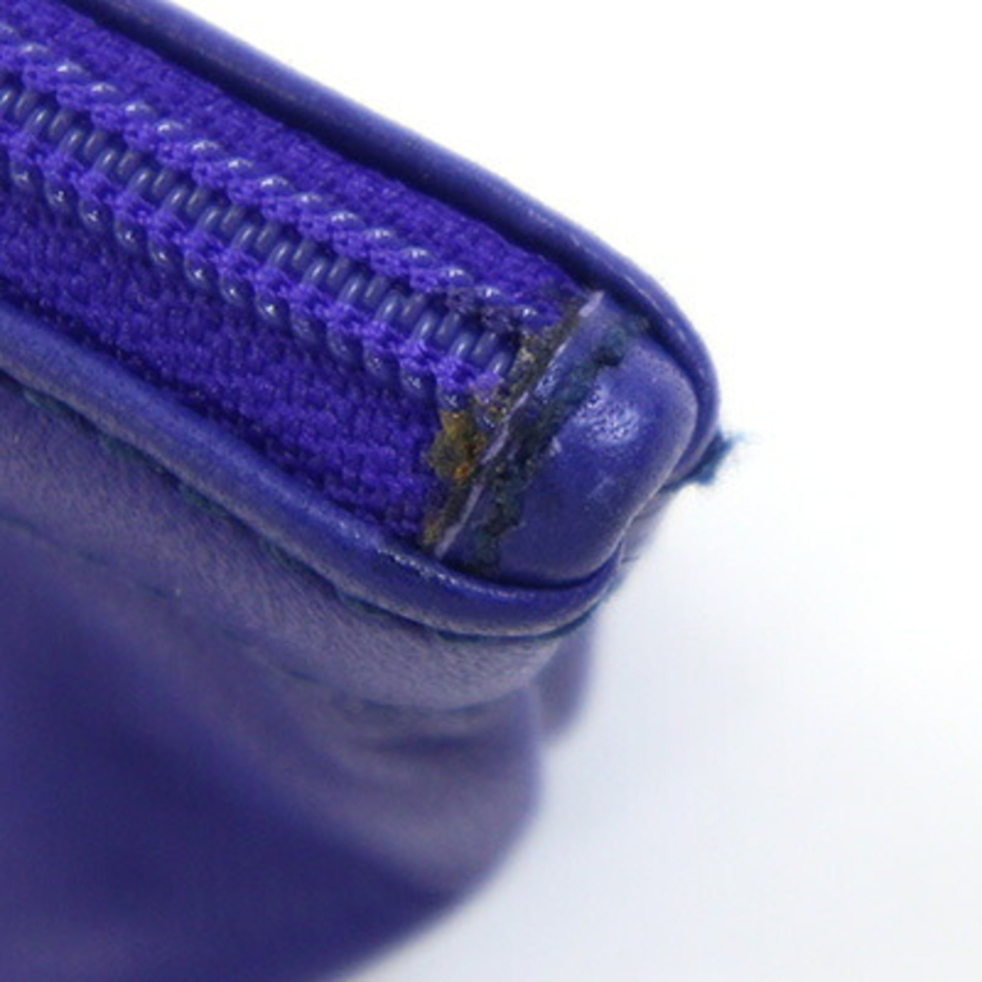 Gucci Blue Leather Coin Purse/Coin Case (Pre-Owned)