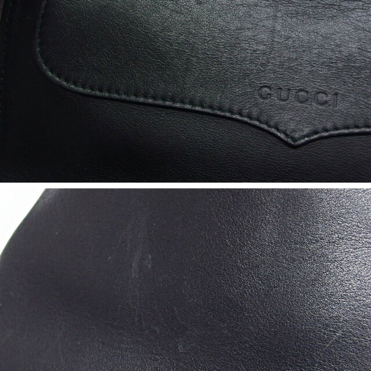 Gucci Black Multi-Color Leather Backpack (Pre-Owned)