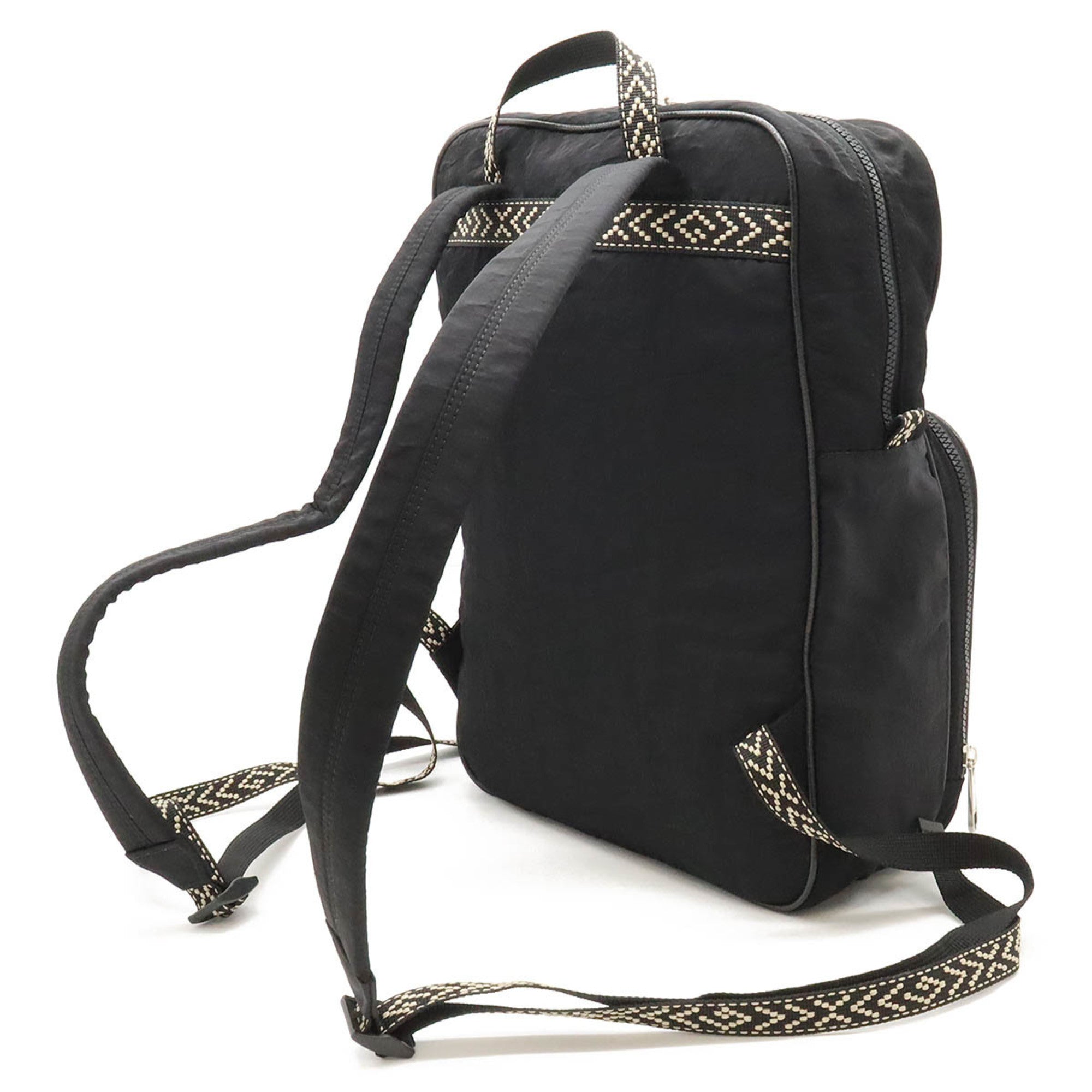 Gucci Black Multi-Color Nylon Backpack (Pre-Owned)