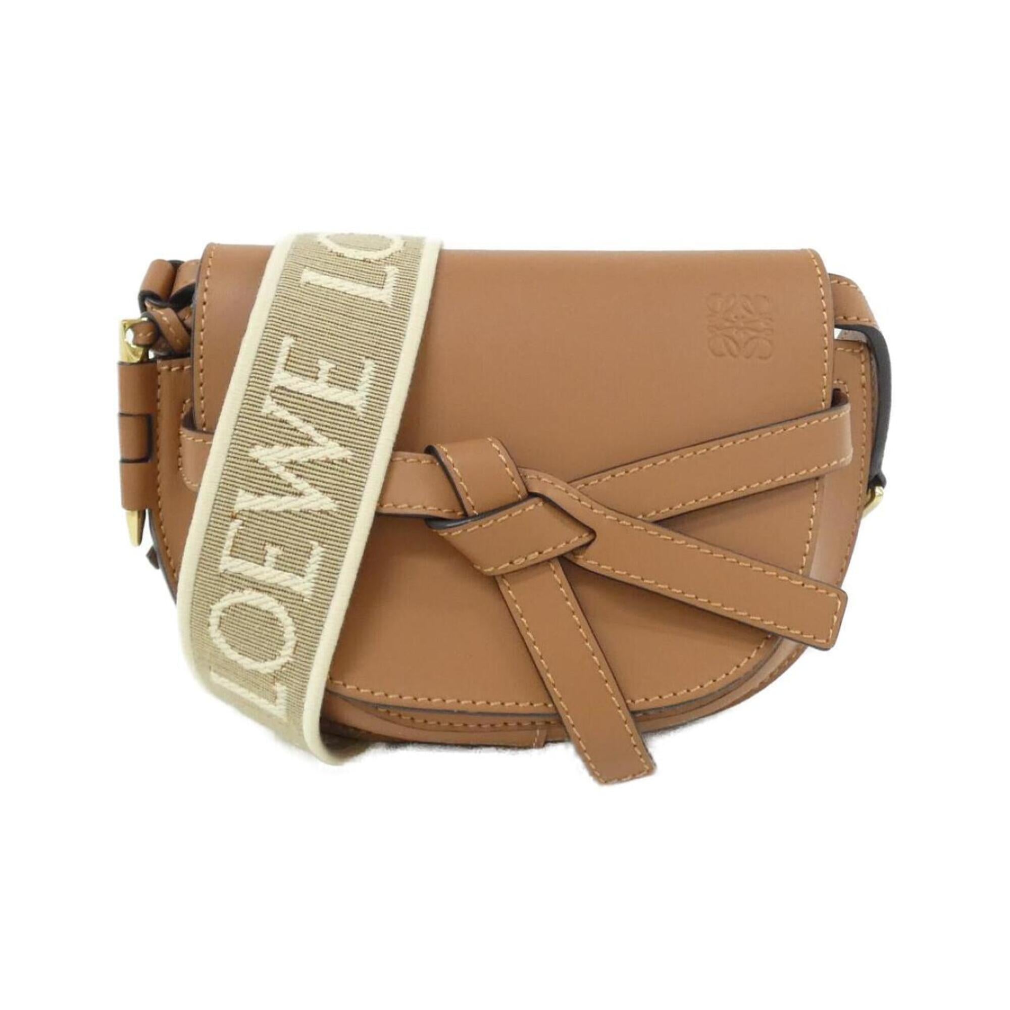 Loewe Beige Leather Shoulder Bag (Pre-Owned)