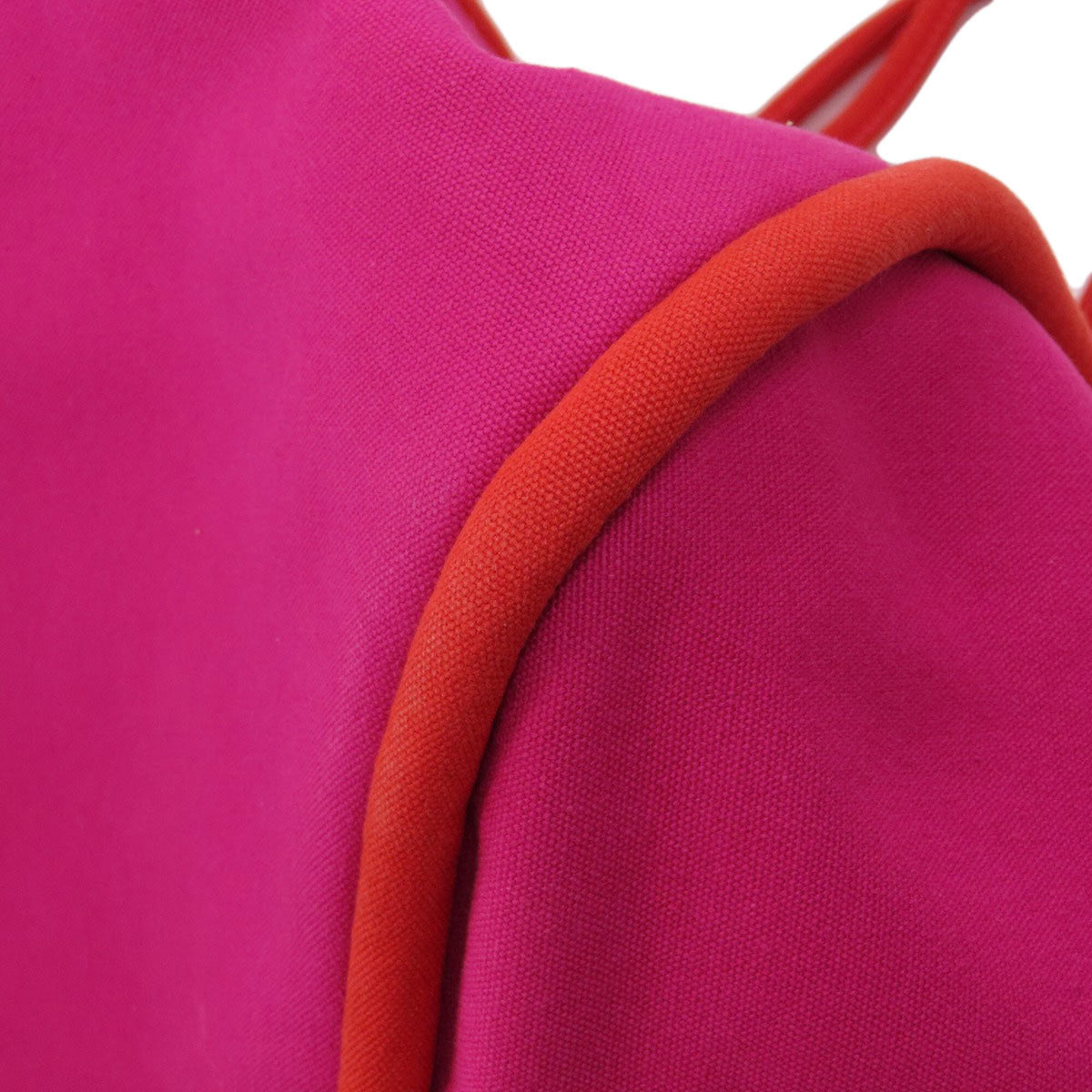 Hermes Pink Canvas Tote Bag (Pre-Owned)
