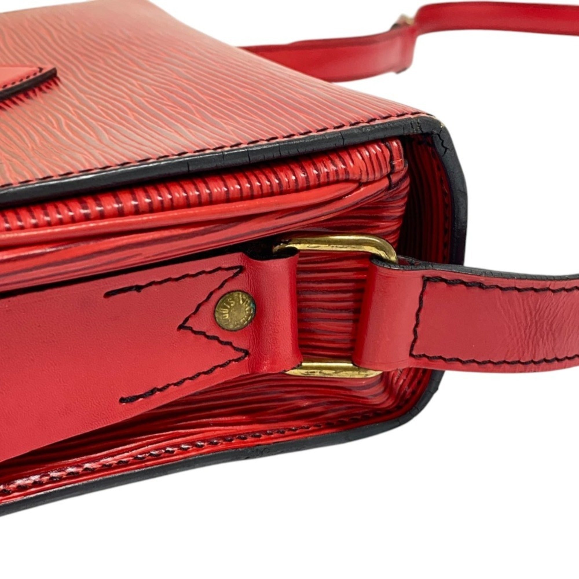 Louis Vuitton Epi Red Color Epi Leather Shoulder Bag (Pre-Owned)
