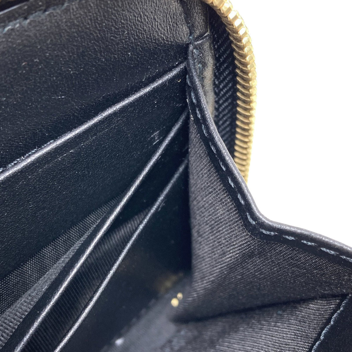Jimmy Choo Black Leather Long Wallet (Bi-Fold) (Pre-Owned)