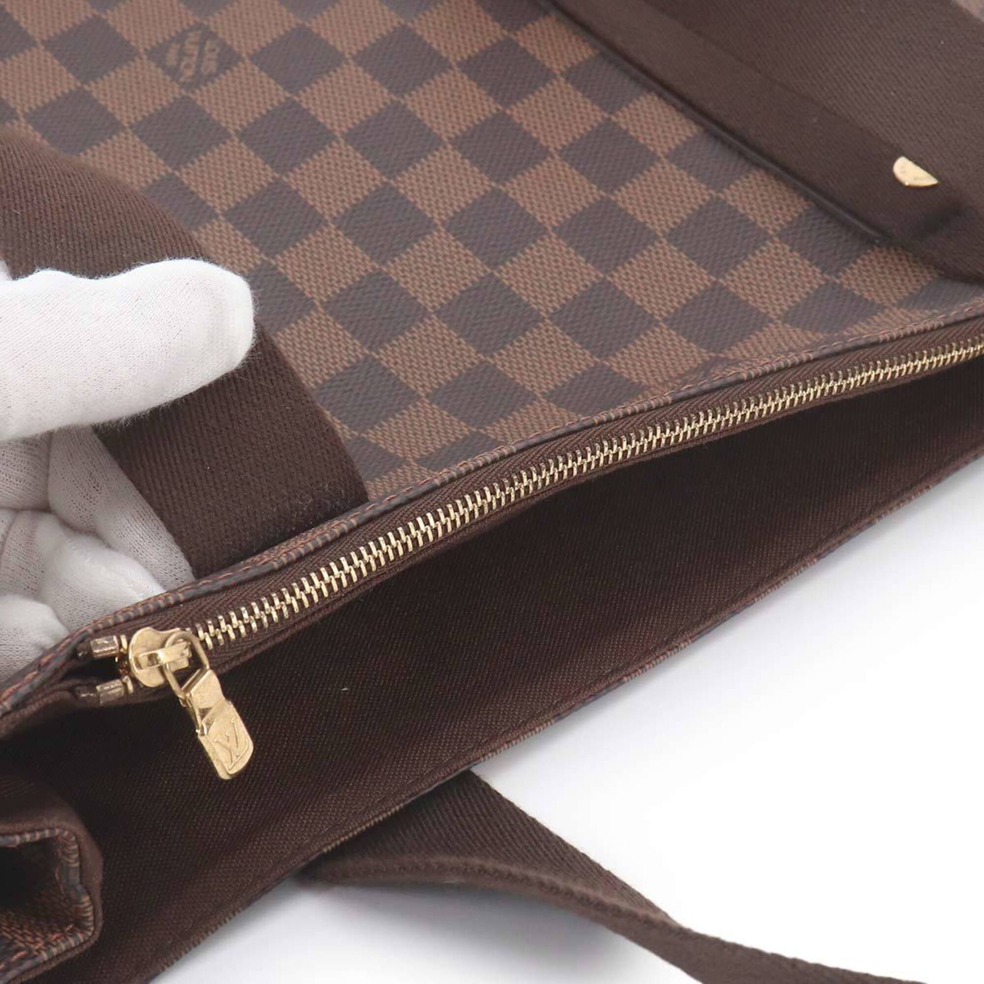 Louis Vuitton Ebene Damier Canvas Handbag Tote Bag (Pre-Owned)