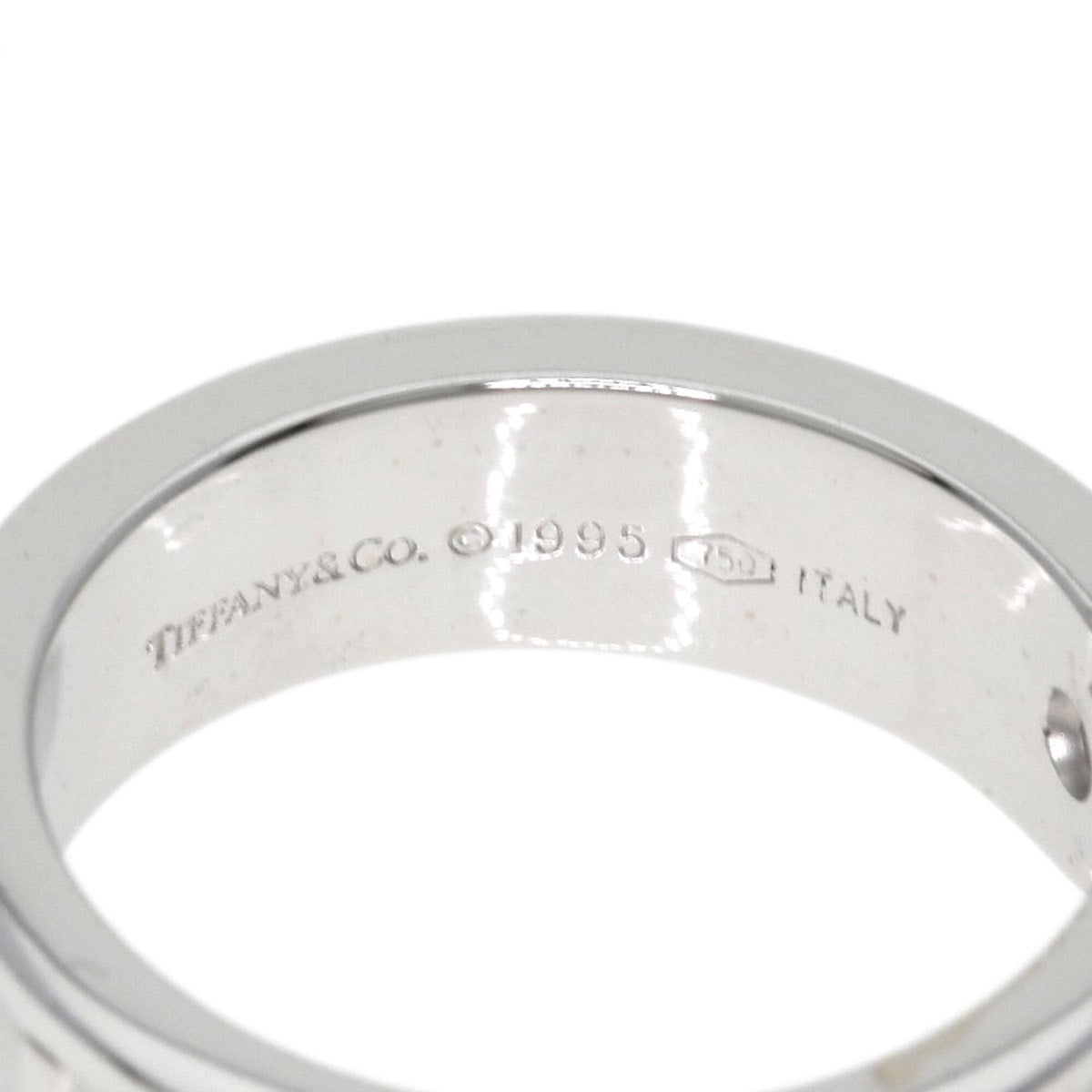 Tiffany White Gold (18K) Band Ring (Pre-Owned)
