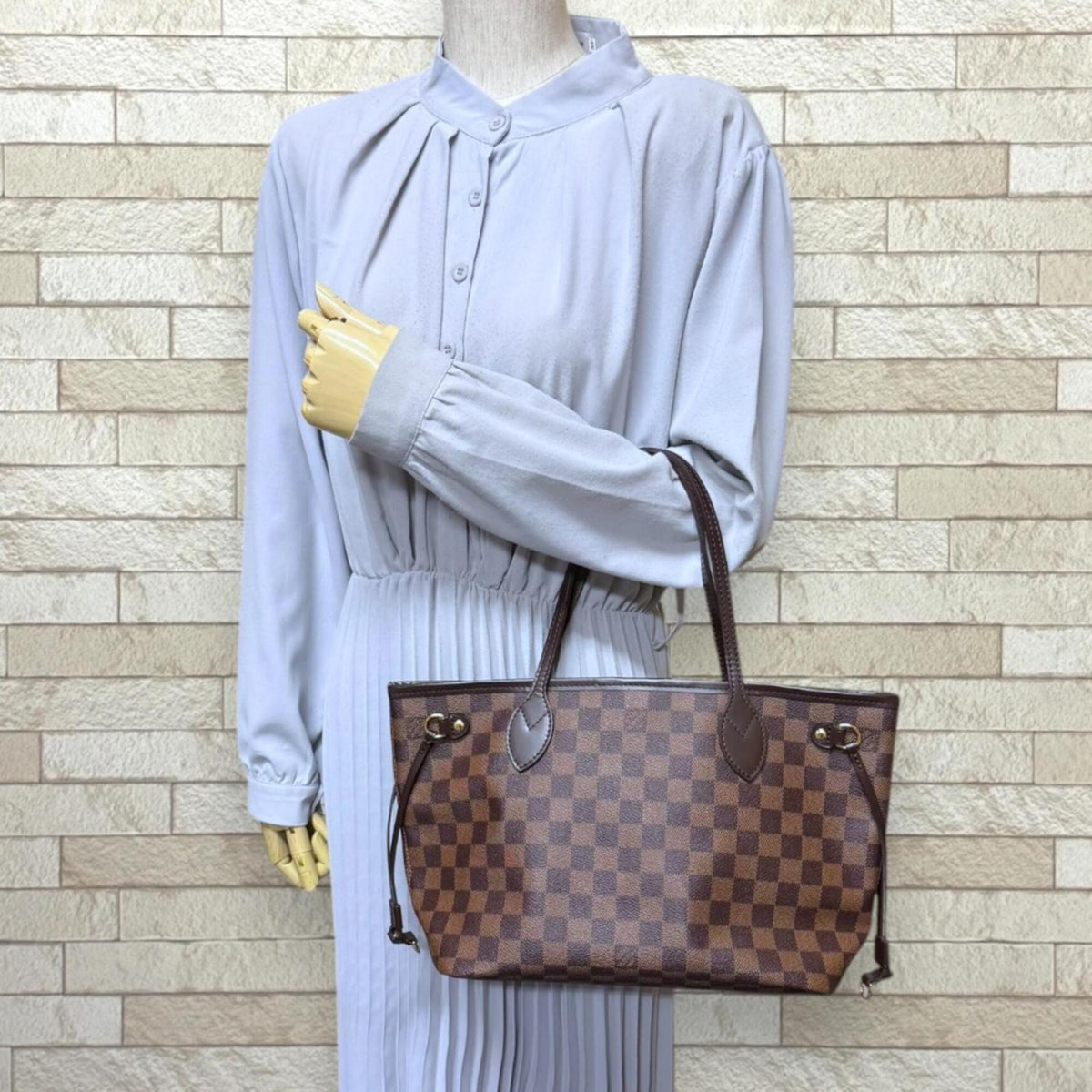 Louis Vuitton Brown Damier Canvas Or Damier Canvas Handbag Tote Bag (Pre-Owned)