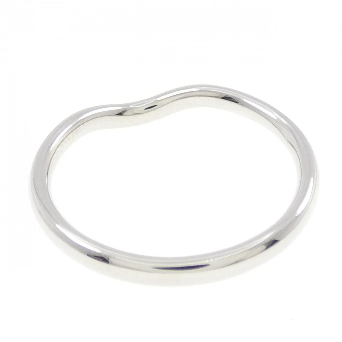 Tiffany Platinum Platinum 950 Band Ring (Pre-Owned)