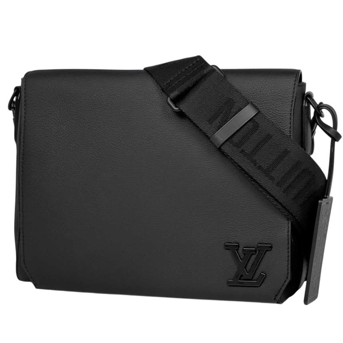 Louis Vuitton Black Noir Leather Shoulder Bag (Pre-Owned)