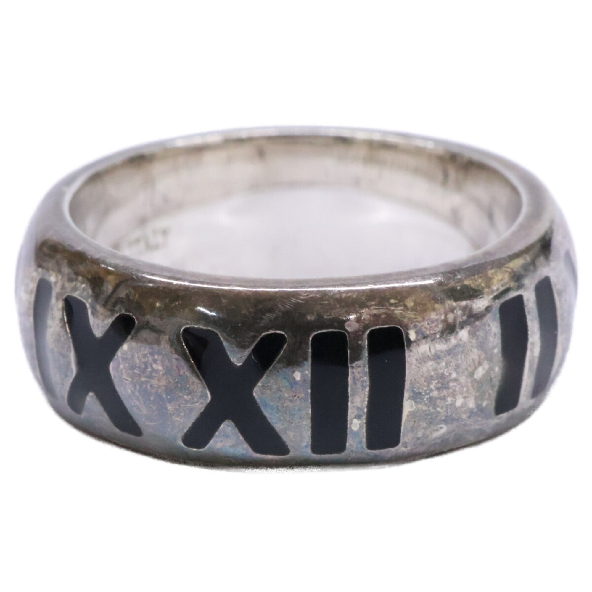 Tiffany Silver Silver 925 Band Ring (Pre-Owned)