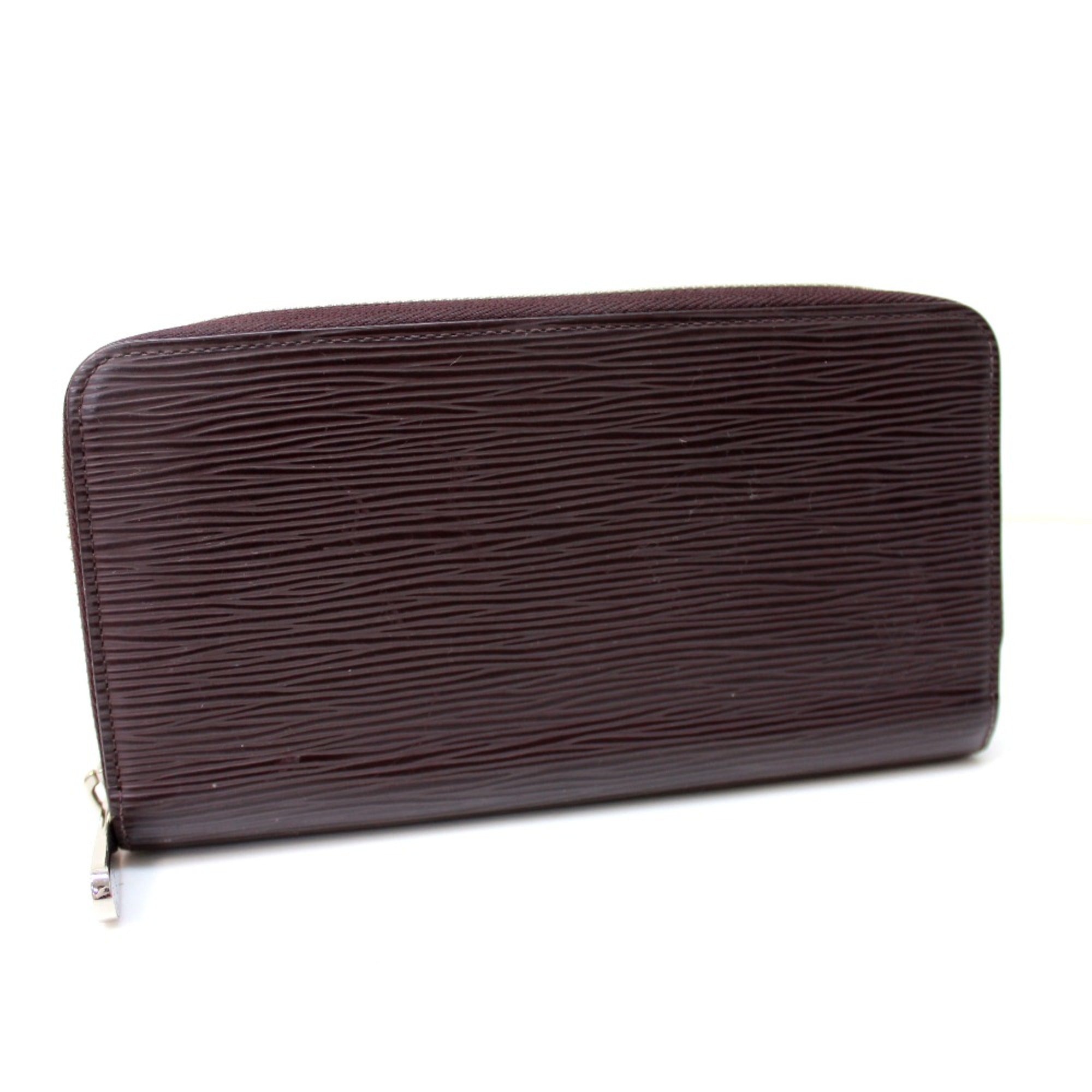 Louis Vuitton Purple Leather Long Wallet (Bi-Fold) (Pre-Owned)