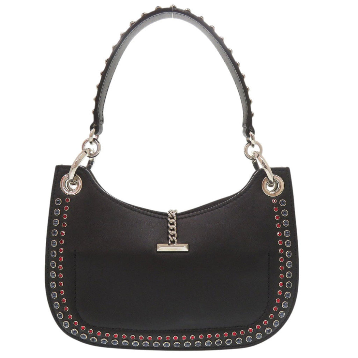 Jimmy Choo Black Leather Shoulder Bag (Pre-Owned)