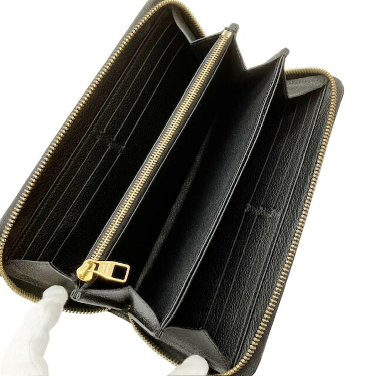 Louis Vuitton Noir Monogram Empreinte Long Wallet (Bi-Fold) (Pre-Owned)