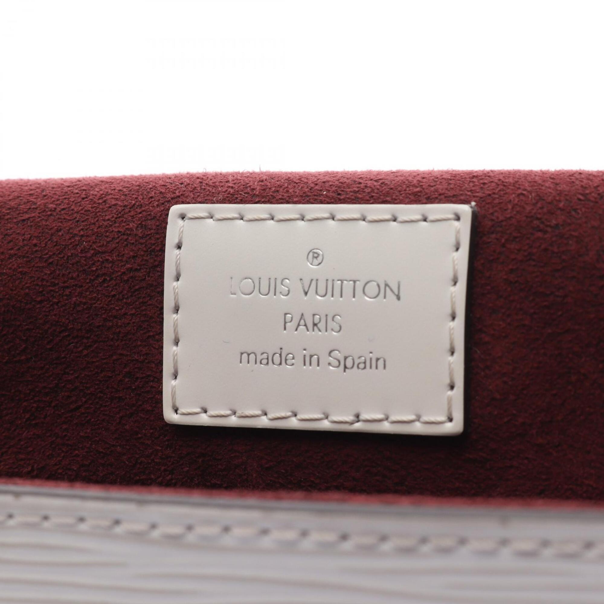 Louis Vuitton Epi Blanc White Epi Leather Handbag (Pre-Owned)