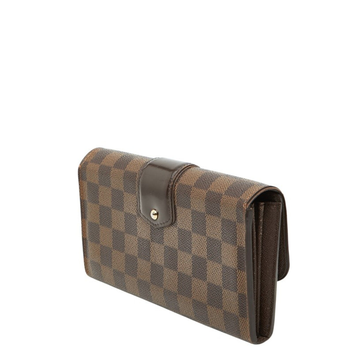 Louis Vuitton Brown Pvc Leather Long Wallet (Bi-Fold) (Pre-Owned)