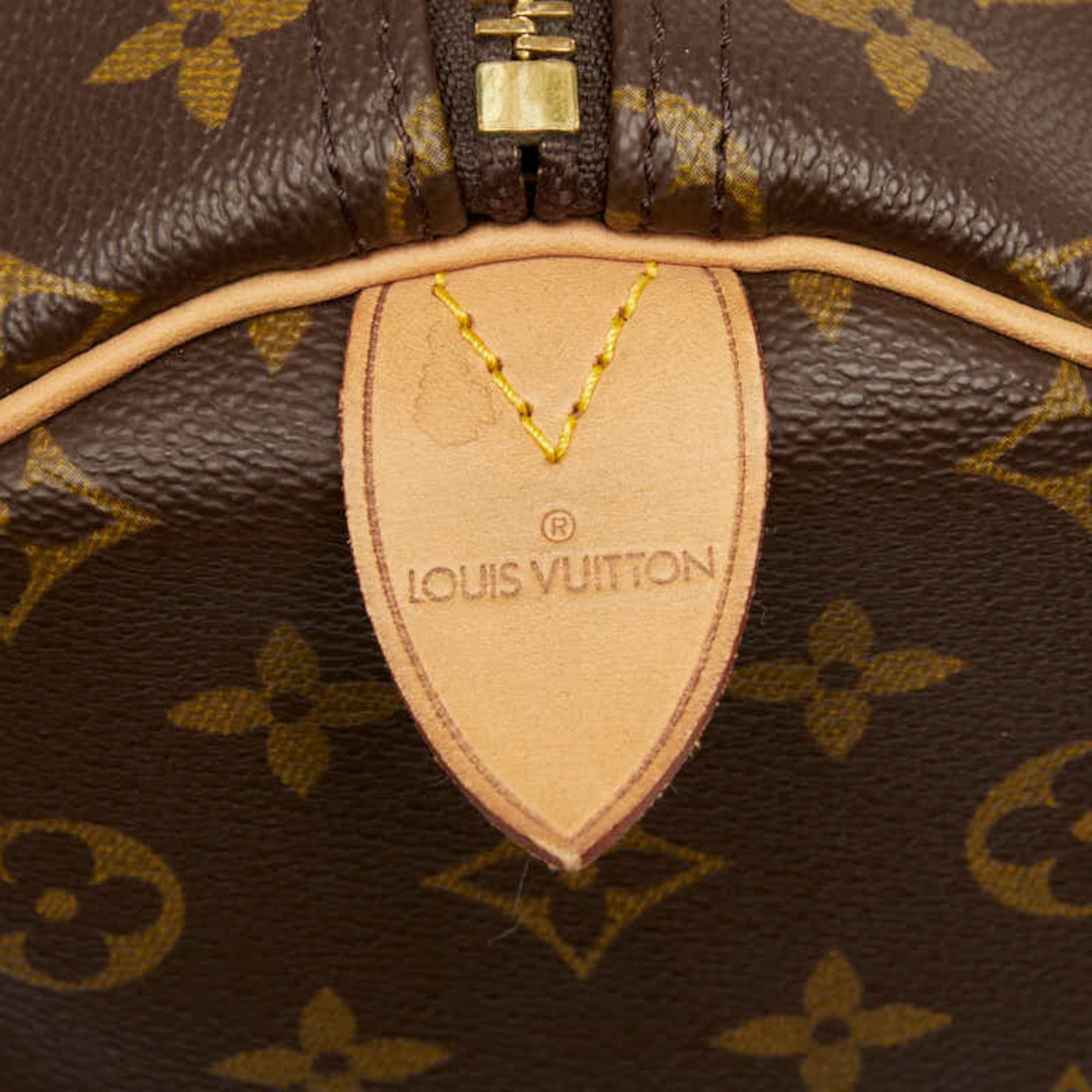 Louis Vuitton Monogram Brown Pvc Leather Boston Bag Handbag (Pre-Owned)
