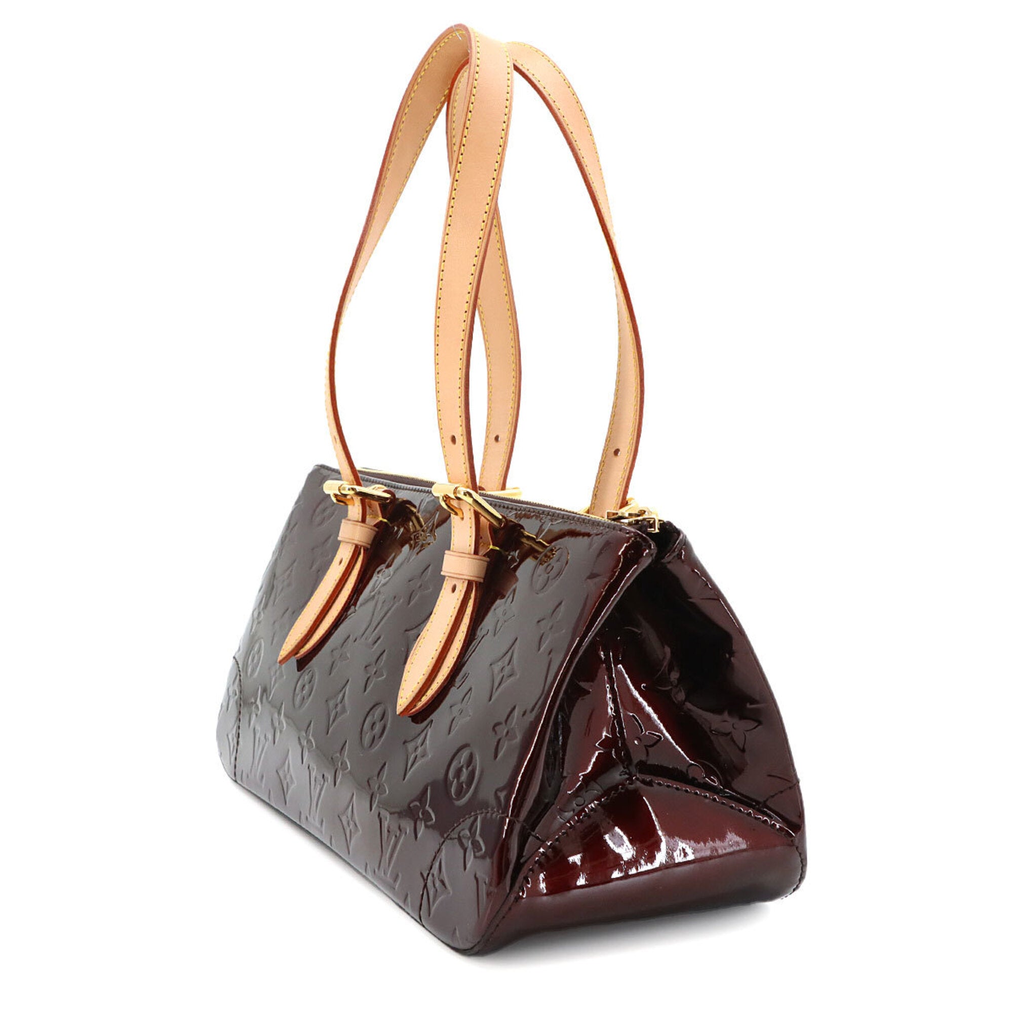 Louis Vuitton Amarante Monogram Vernis Handbag Shoulder Bag (Pre-Owned)