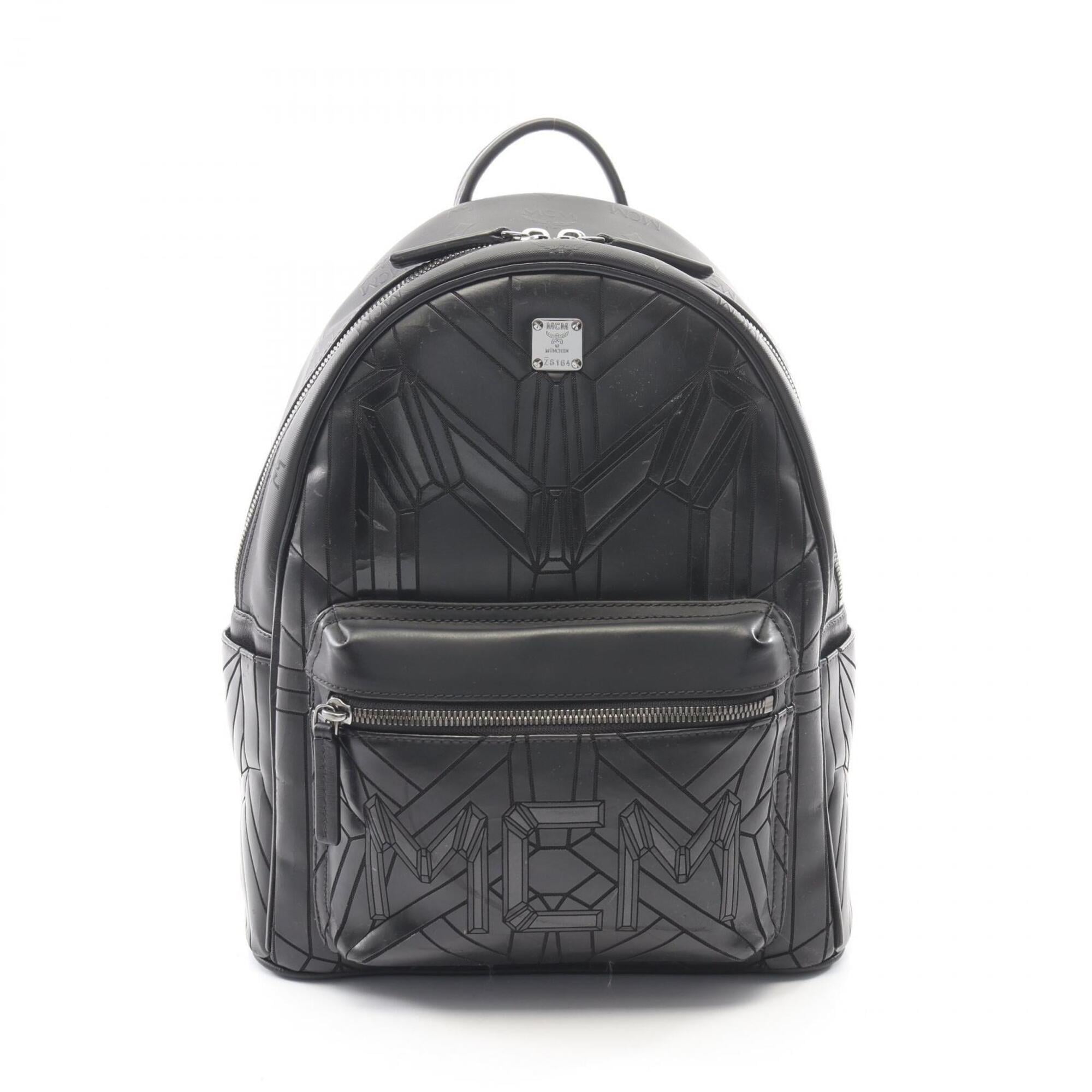 Mcm Black Polyamide Backpack (Pre-Owned)
