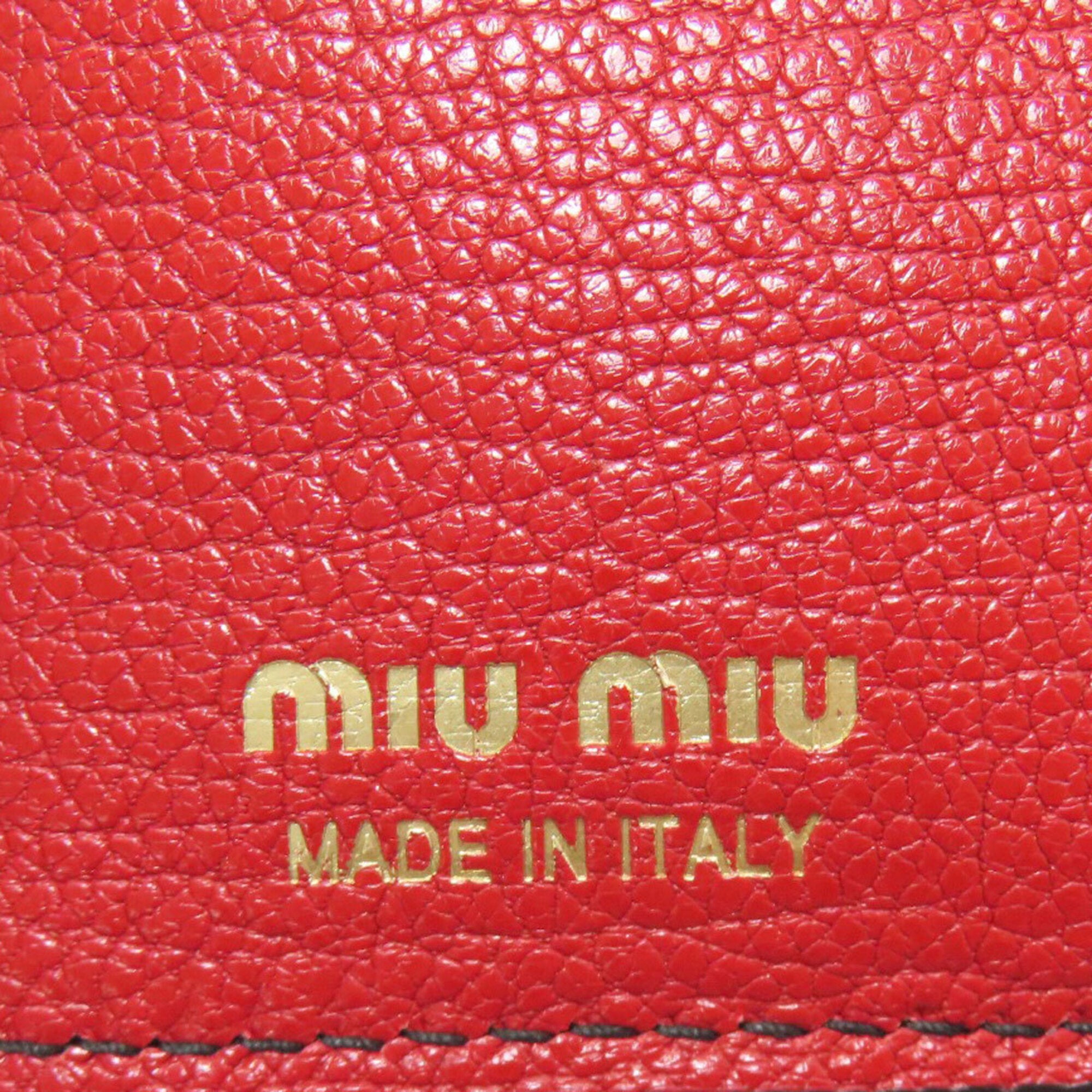 Miu Miu Black Leather Wallet (Bi-Fold) (Pre-Owned)