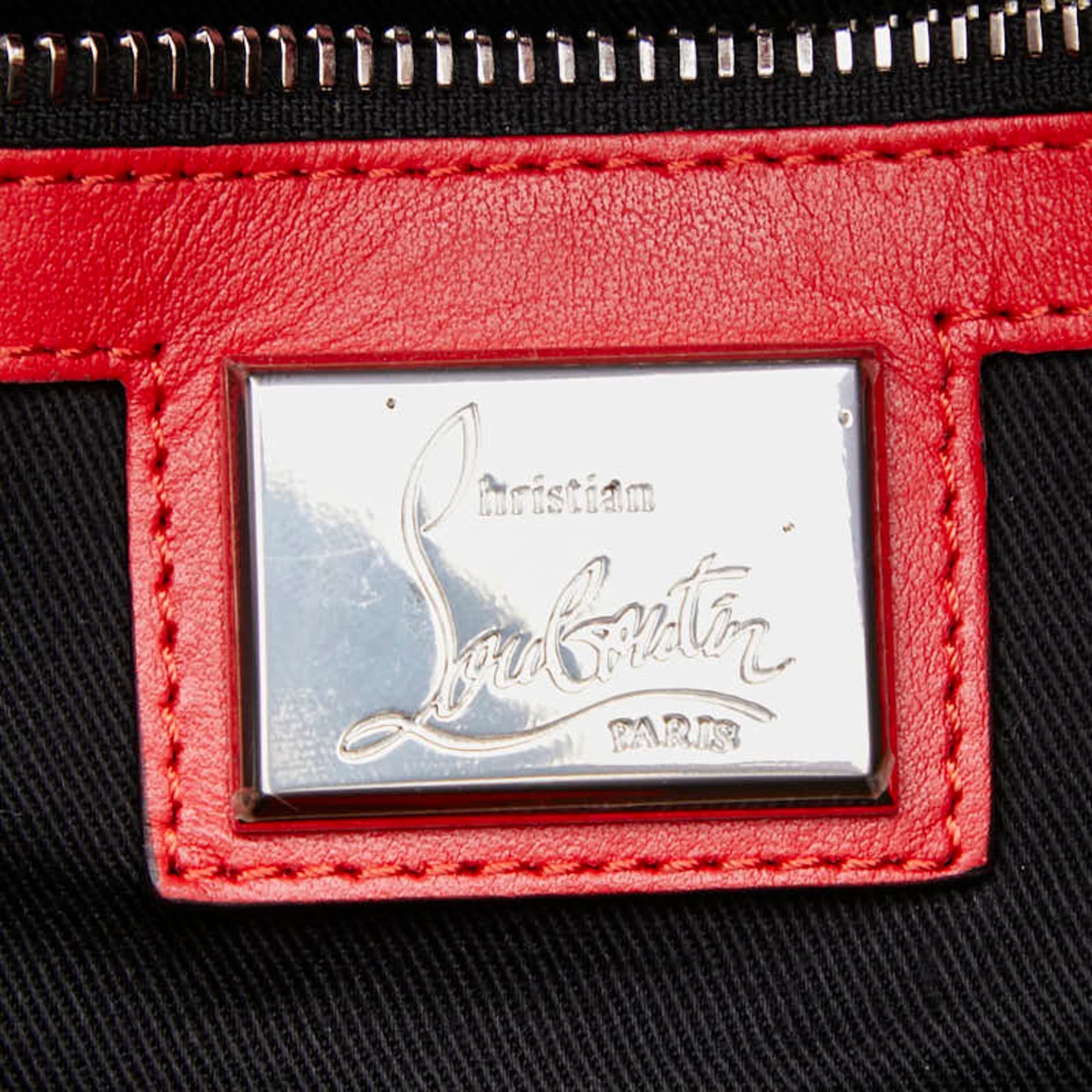 Christian Louboutin Multi-Color Nylon Leather Rubber Backpack (Pre-Owned)