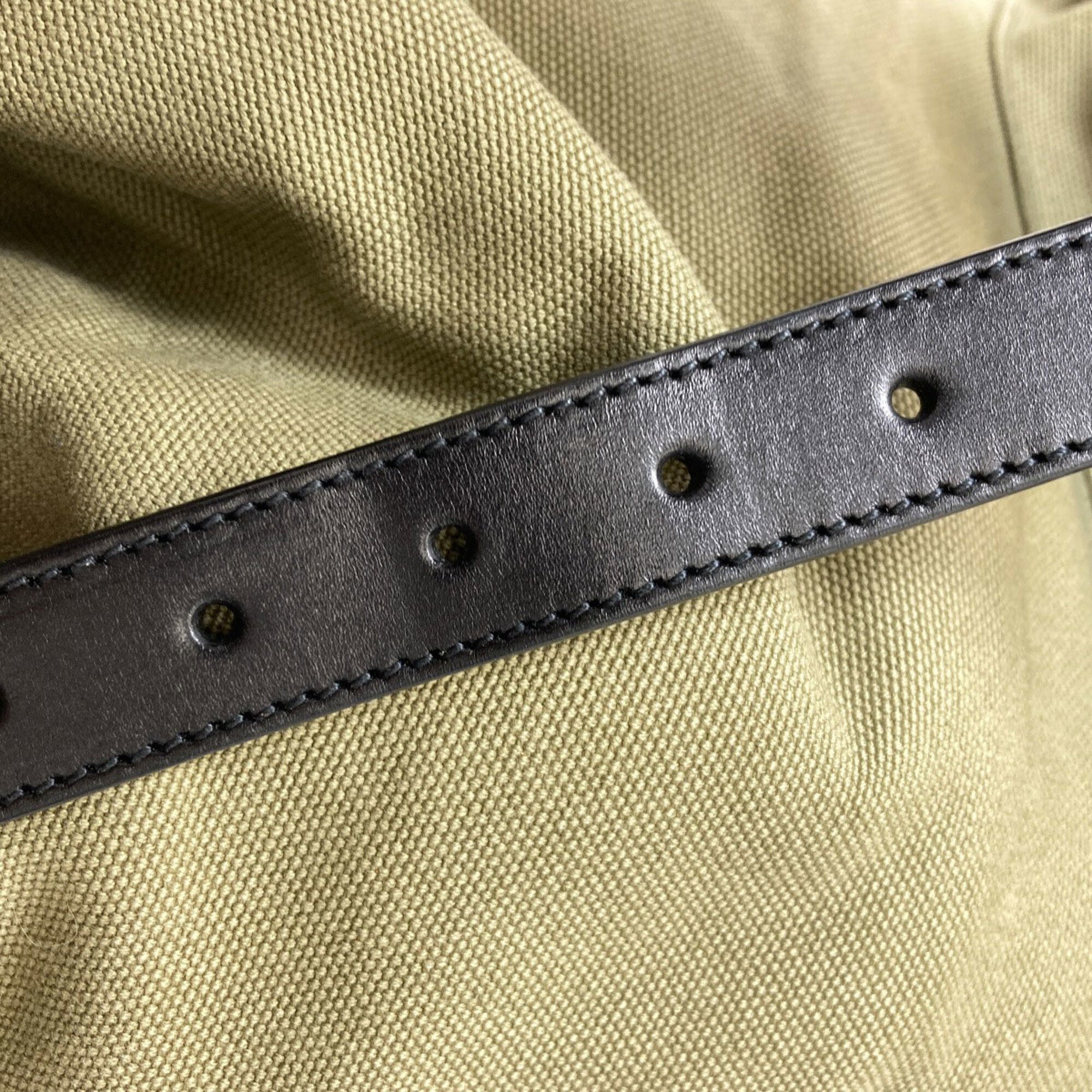 Saint Laurent Khaki Canvas Backpack (Pre-Owned)