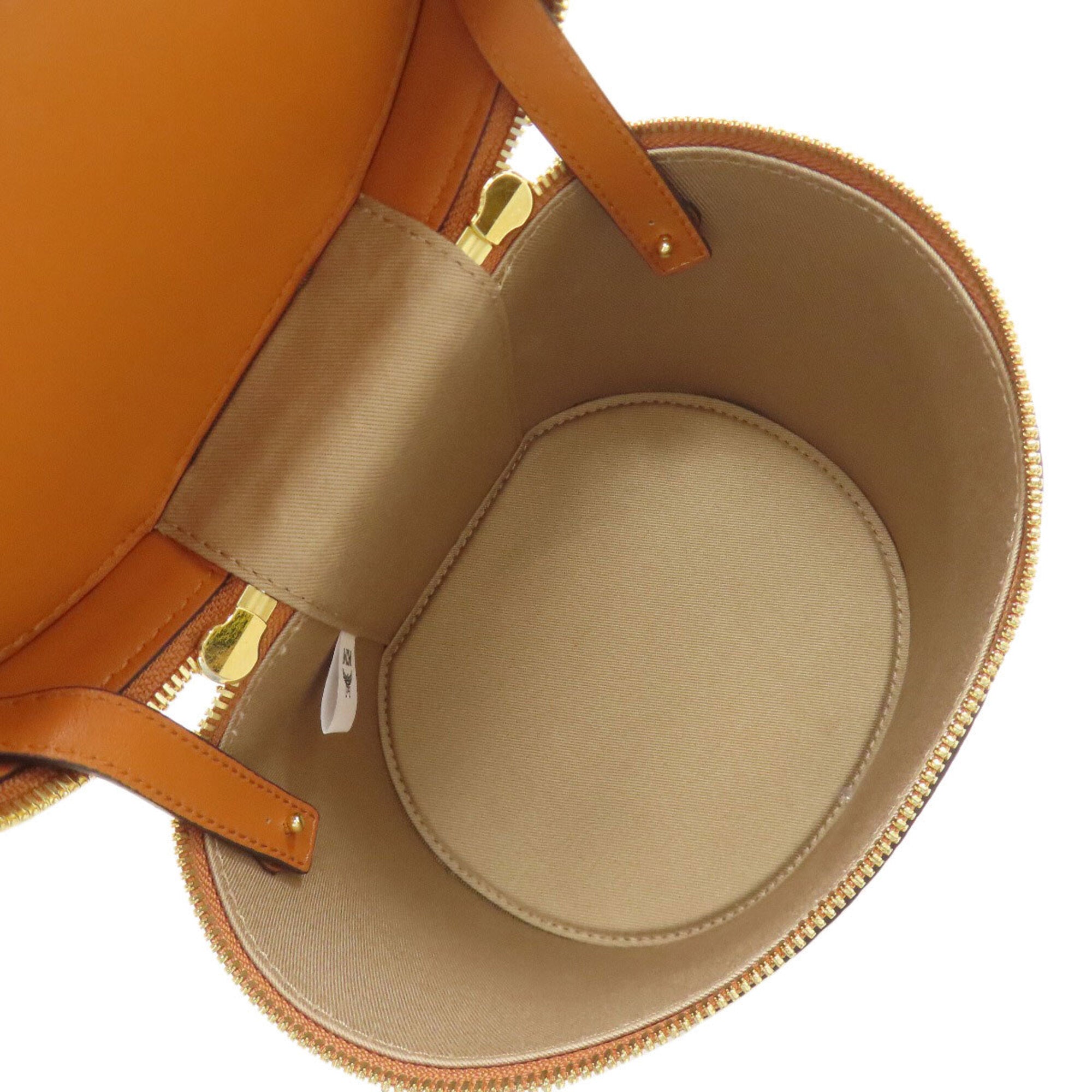 Mcm Brown Pvc Handbag (Pre-Owned)