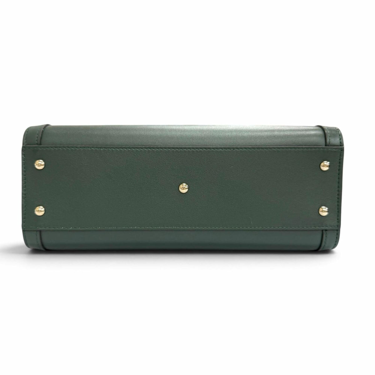Gucci Dark Green Leather Handbag Shoulder Bag (Pre-Owned)