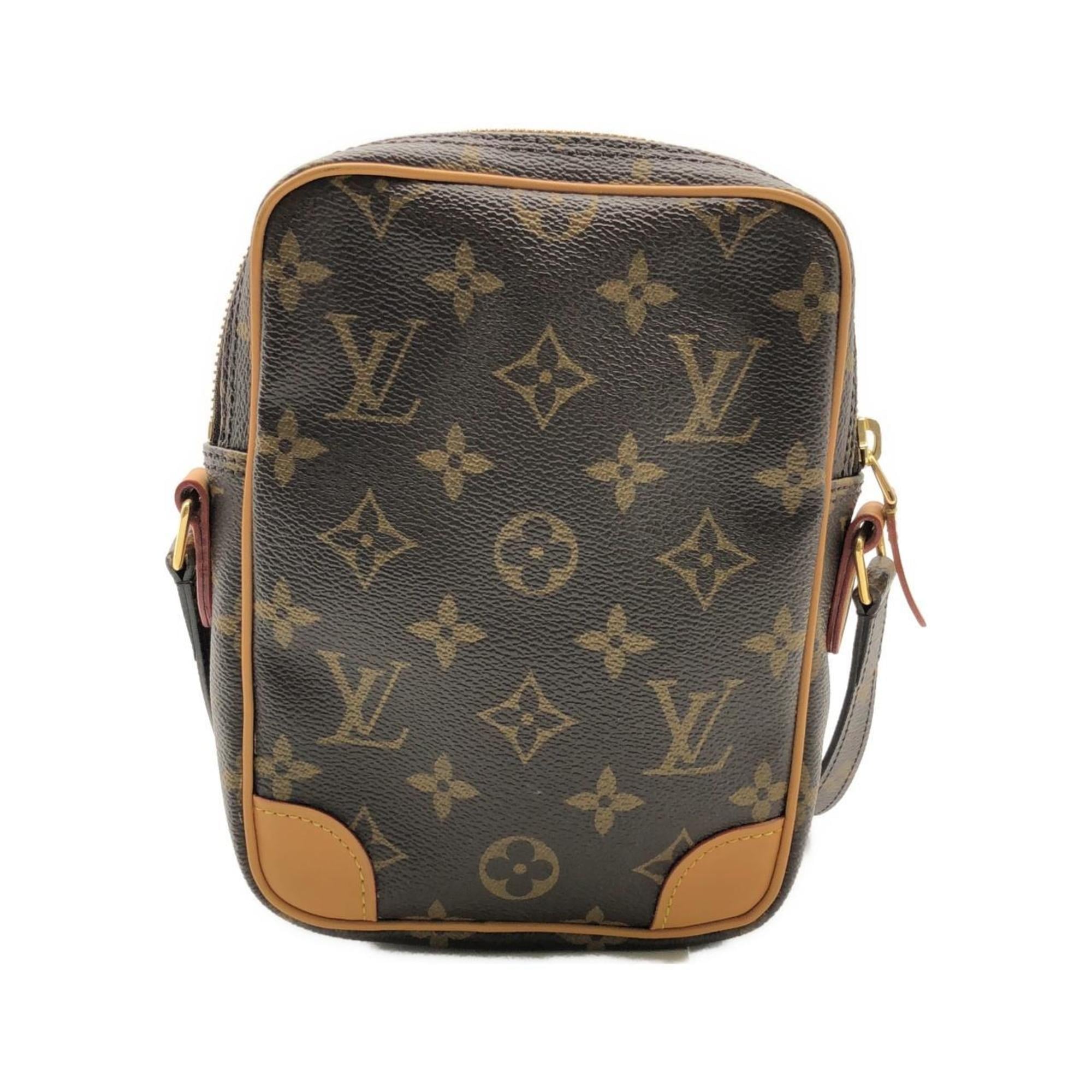 Louis Vuitton Brown Coated Canvas Shoulder Bag (Pre-Owned)