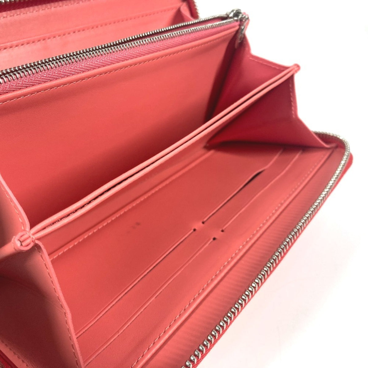 Louis Vuitton Pink Poppy Petal Monogram Vernis Rayures Long Wallet (Bi-Fold) (Pre-Owned)