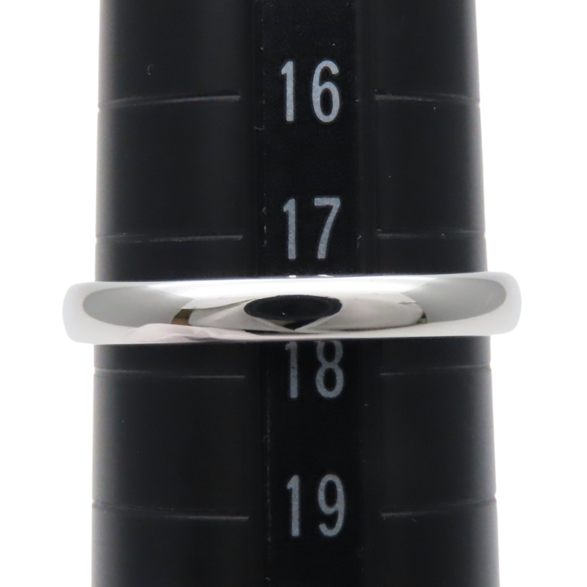 Tiffany Platinum Platinum 950 Band Ring (Pre-Owned)