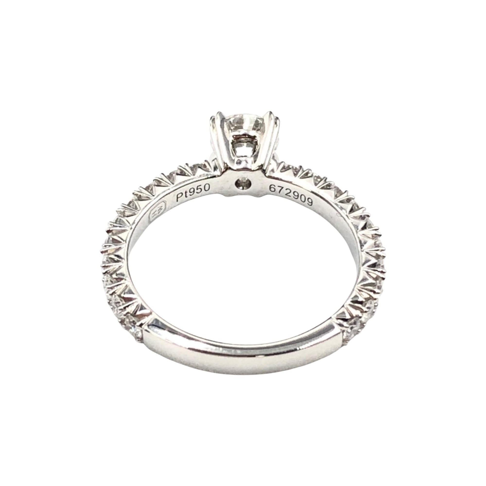 Harry Winston Silver Platinum Band Ring (Pre-Owned)