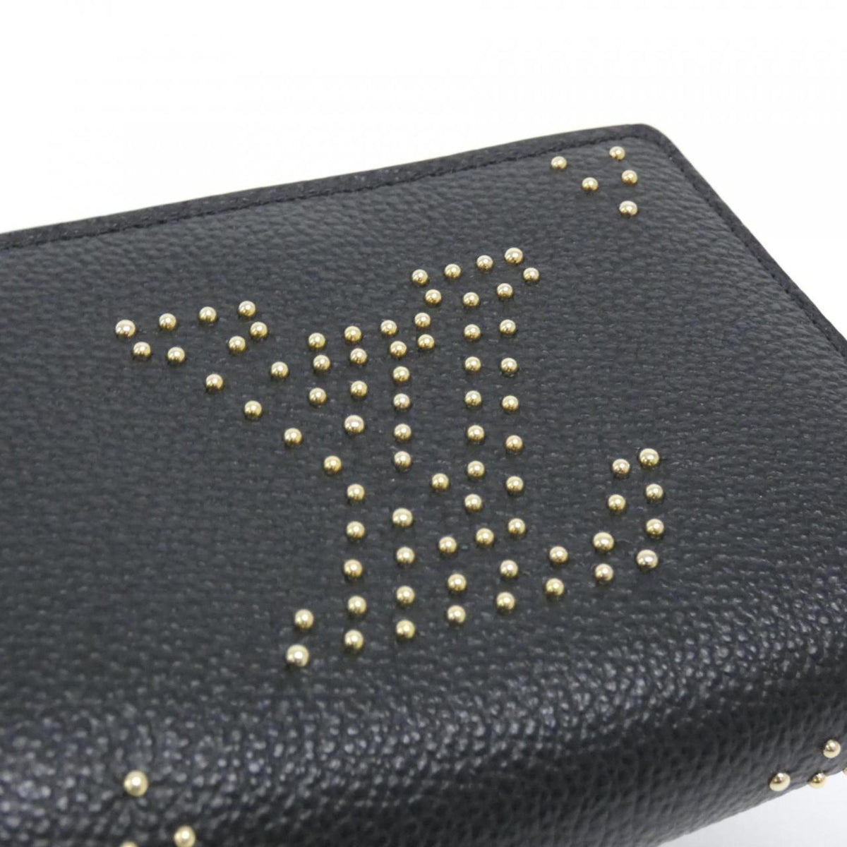 Louis Vuitton Black Leather Wallet (Bi-Fold) (Pre-Owned)