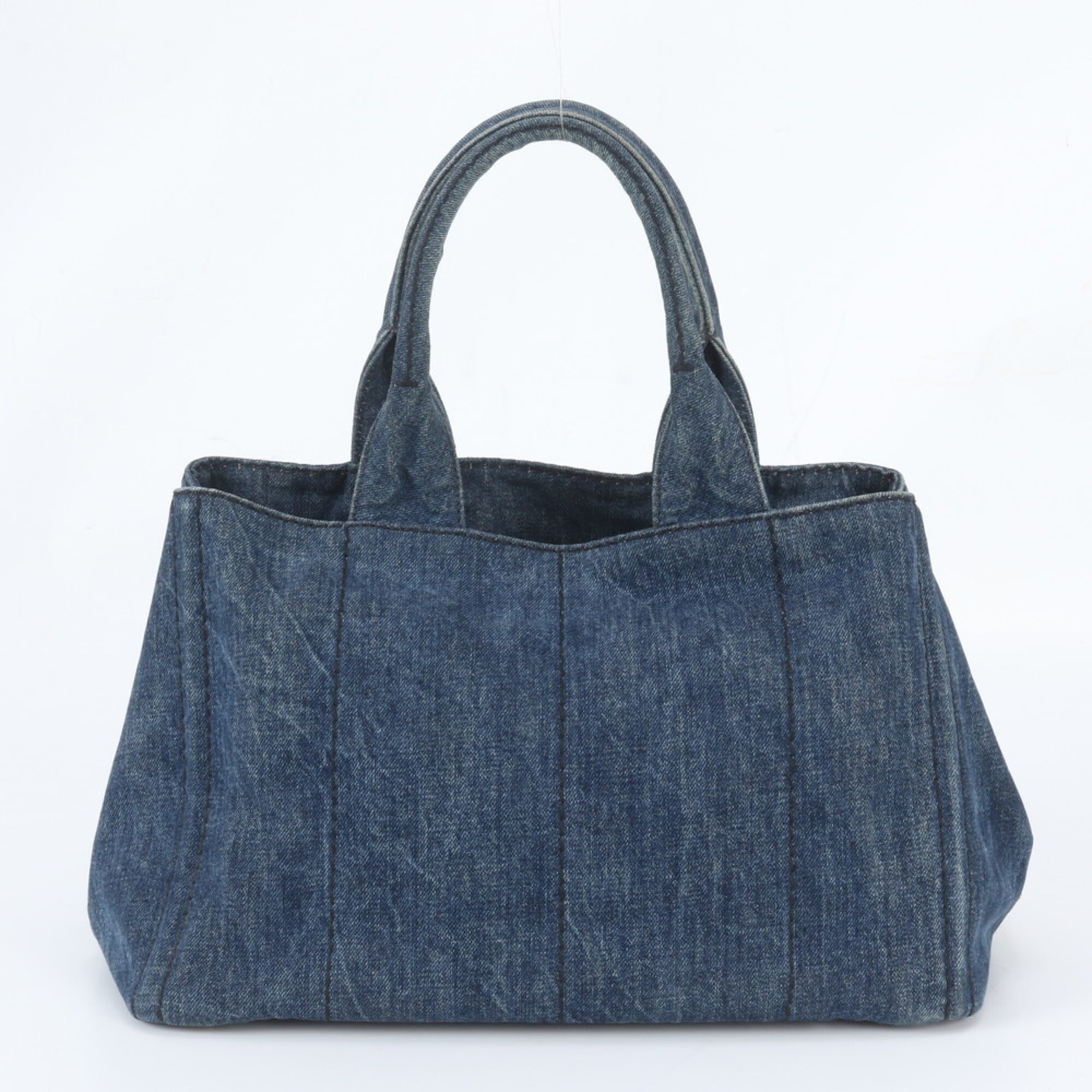 Prada Blue Handbag Shoulder Bag Tote Bag (Pre-Owned)