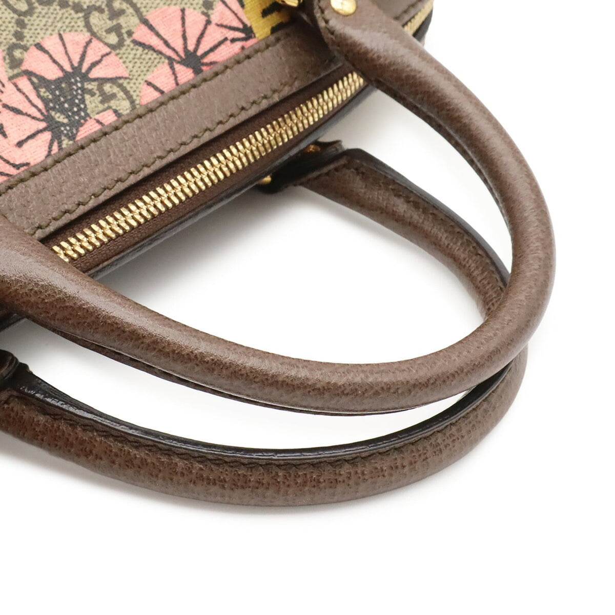 Gucci Beige Brown Brown Multi-Color Gg Supreme Handbag Shoulder Bag (Pre-Owned)